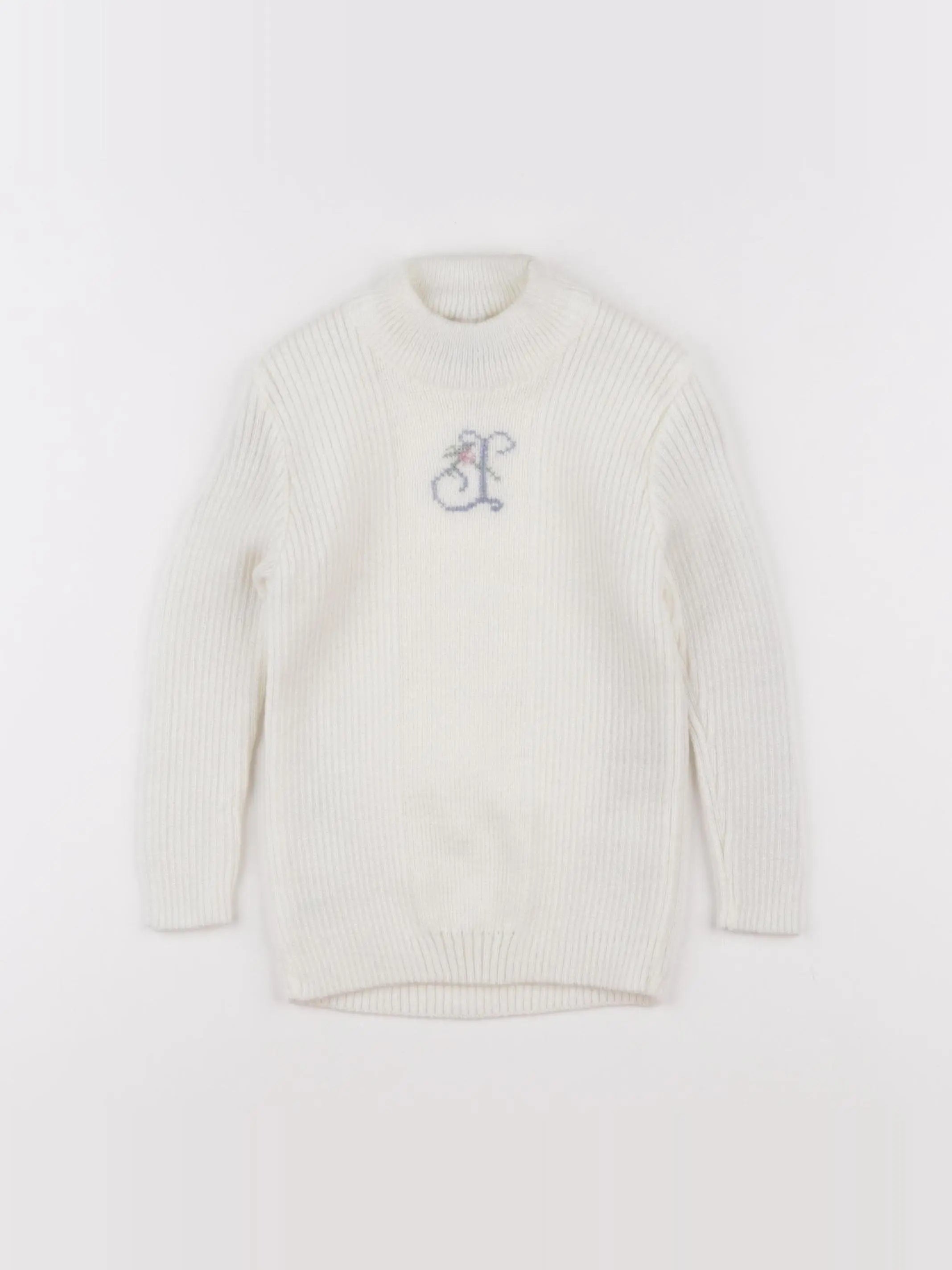Vintage - pull blanc - 3 ans