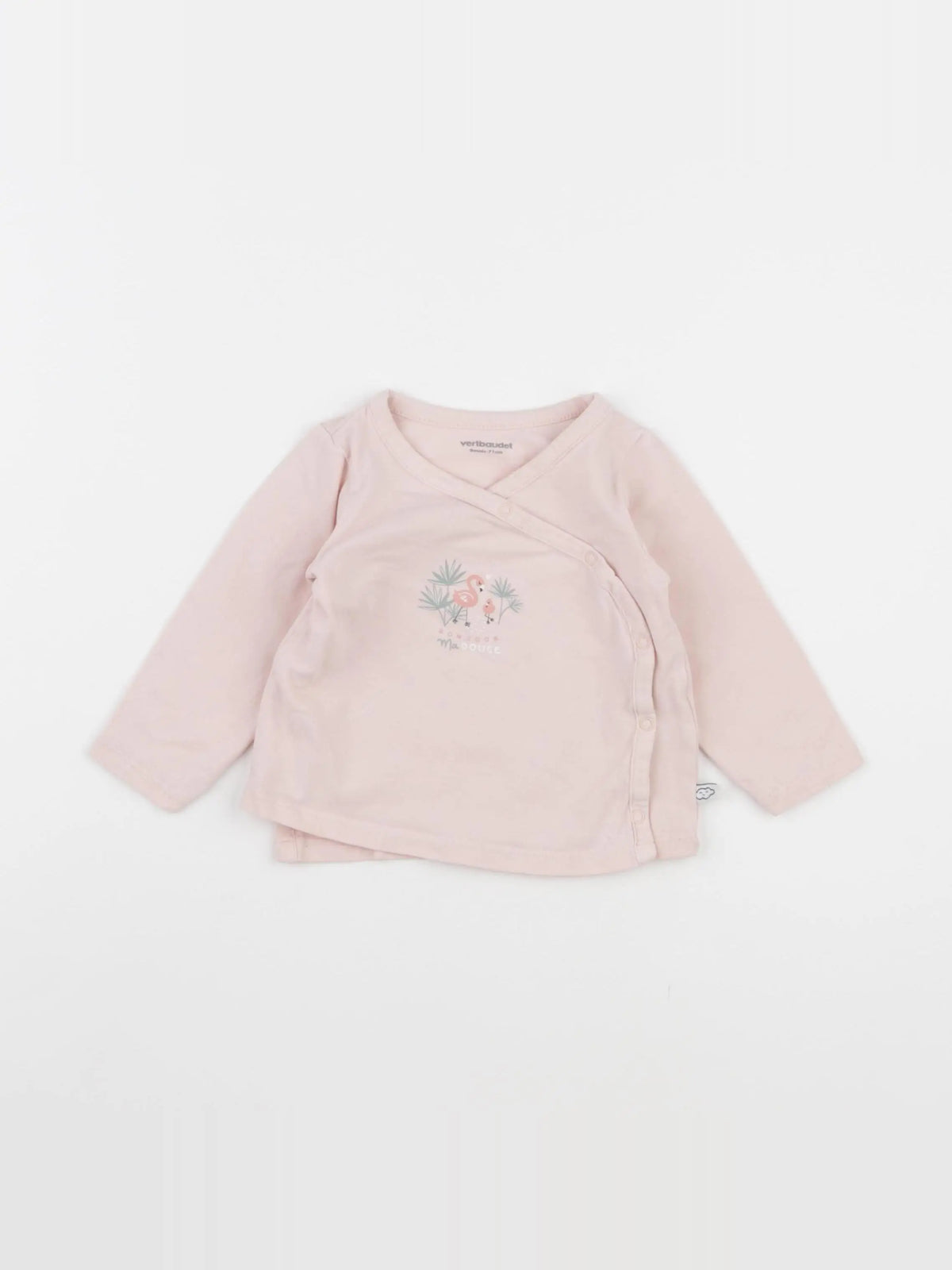 Vertbaudet - tee-shirt rose - 9 mois