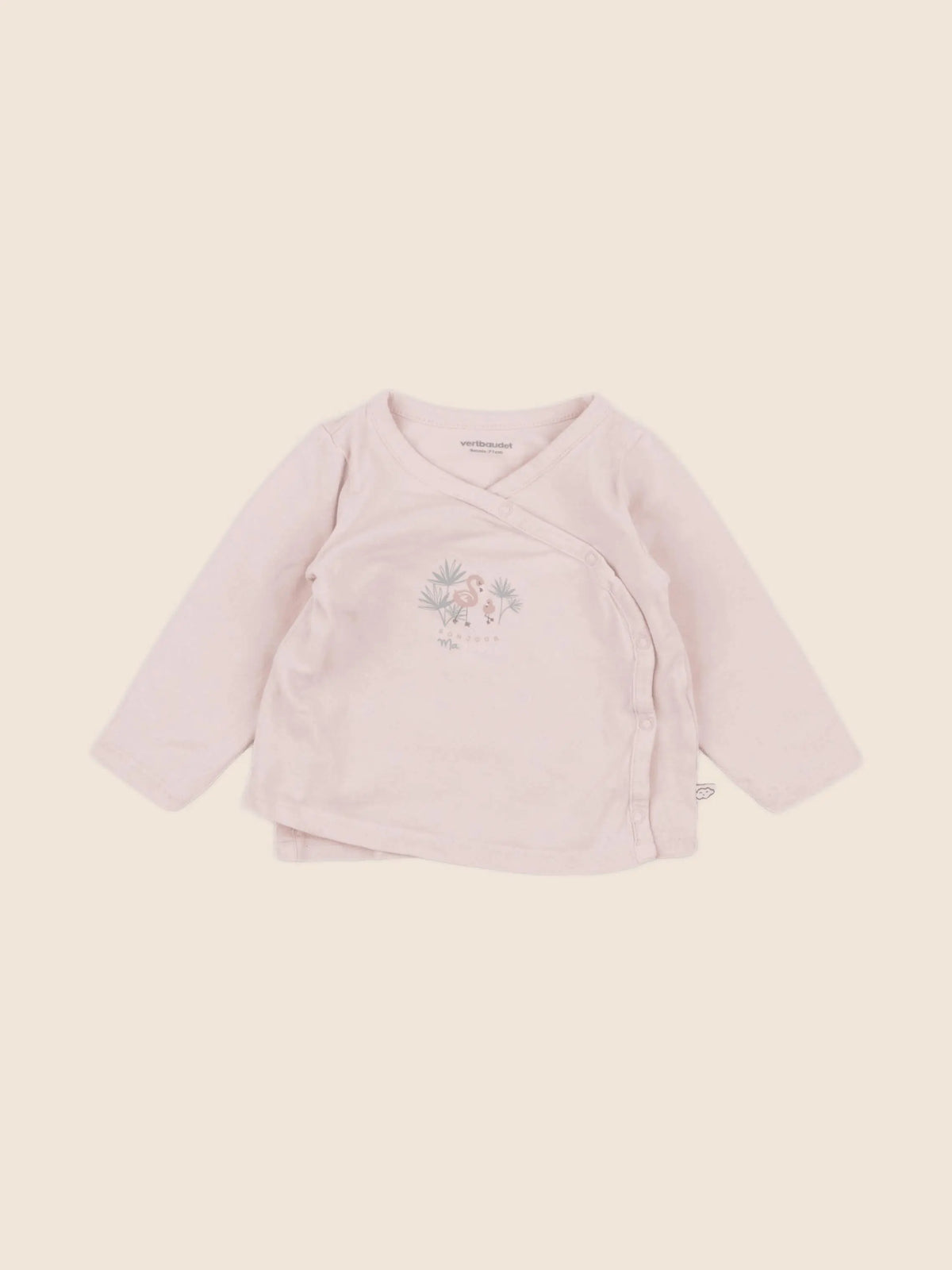 Vertbaudet - tee-shirt rose - 9 mois
