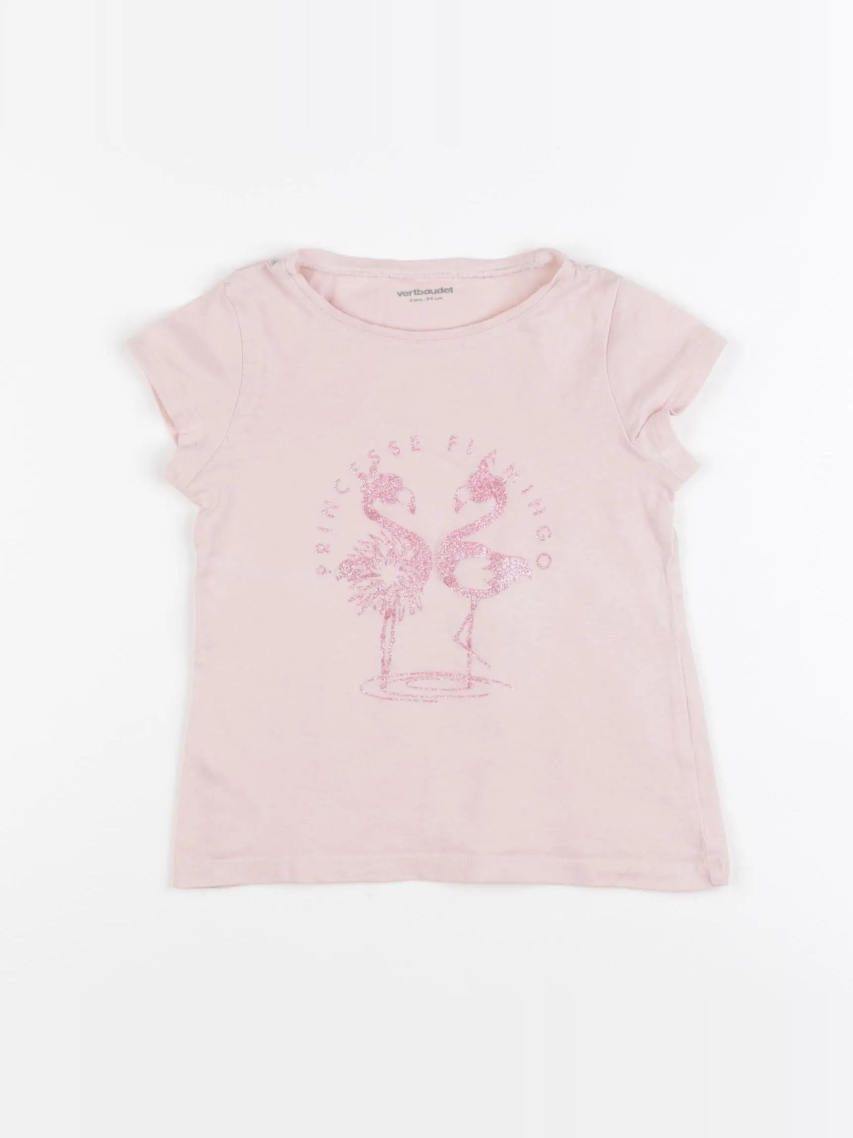 Vertbaudet - tee-shirt rose - 3 ans