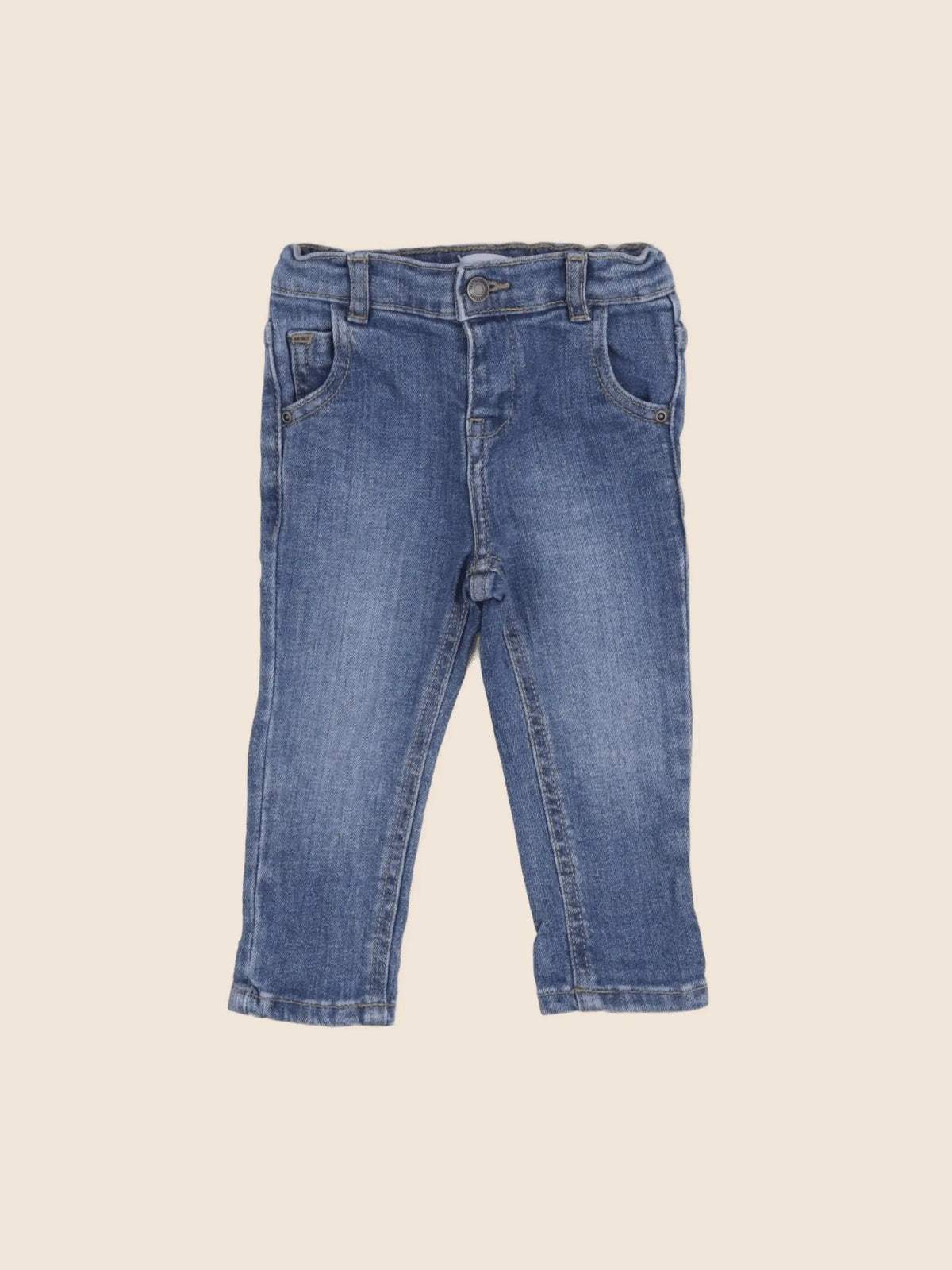 Vertbaudet - jean bleu - 9 mois