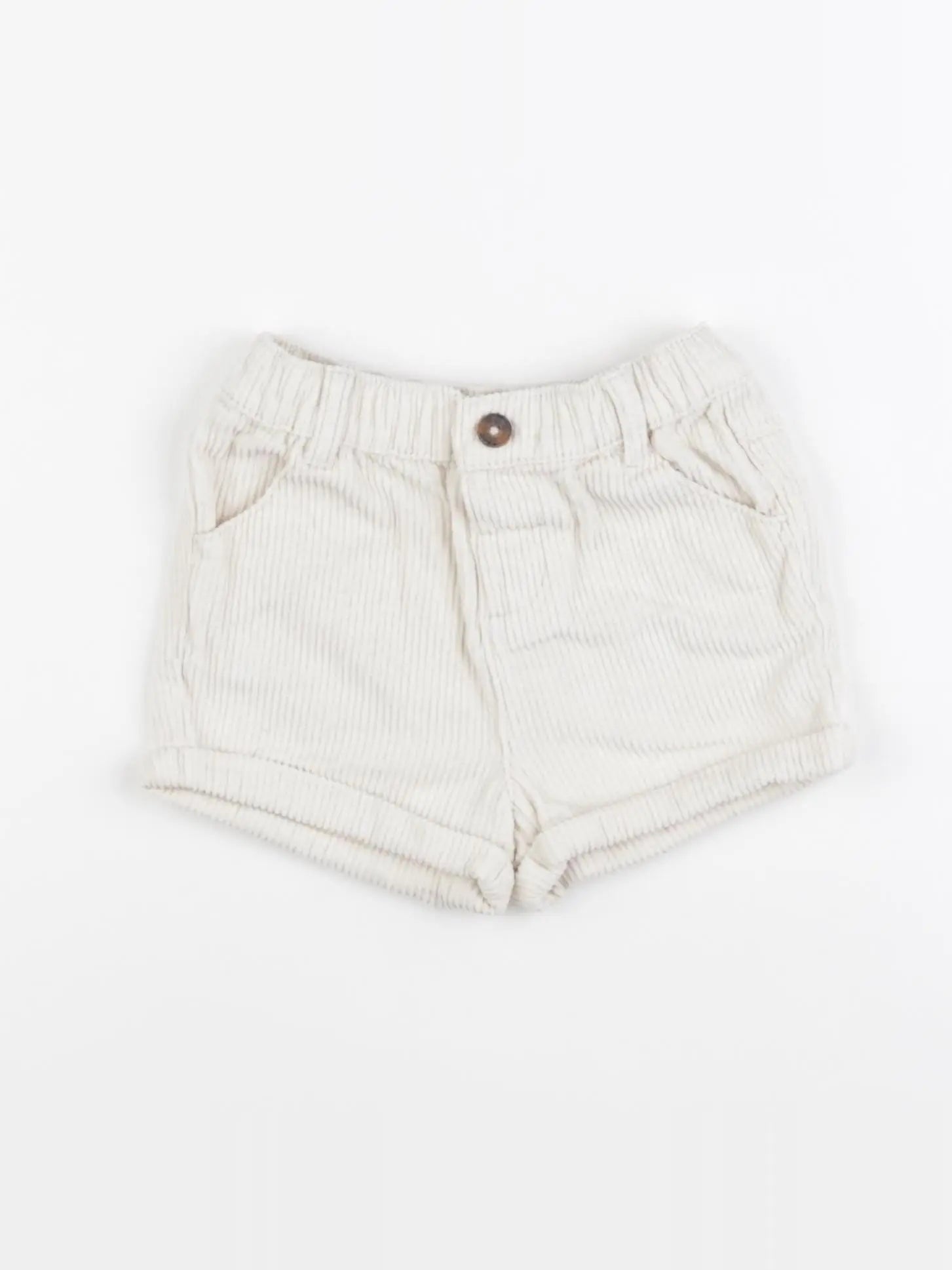 Vertbaudet - short beige - 9 mois