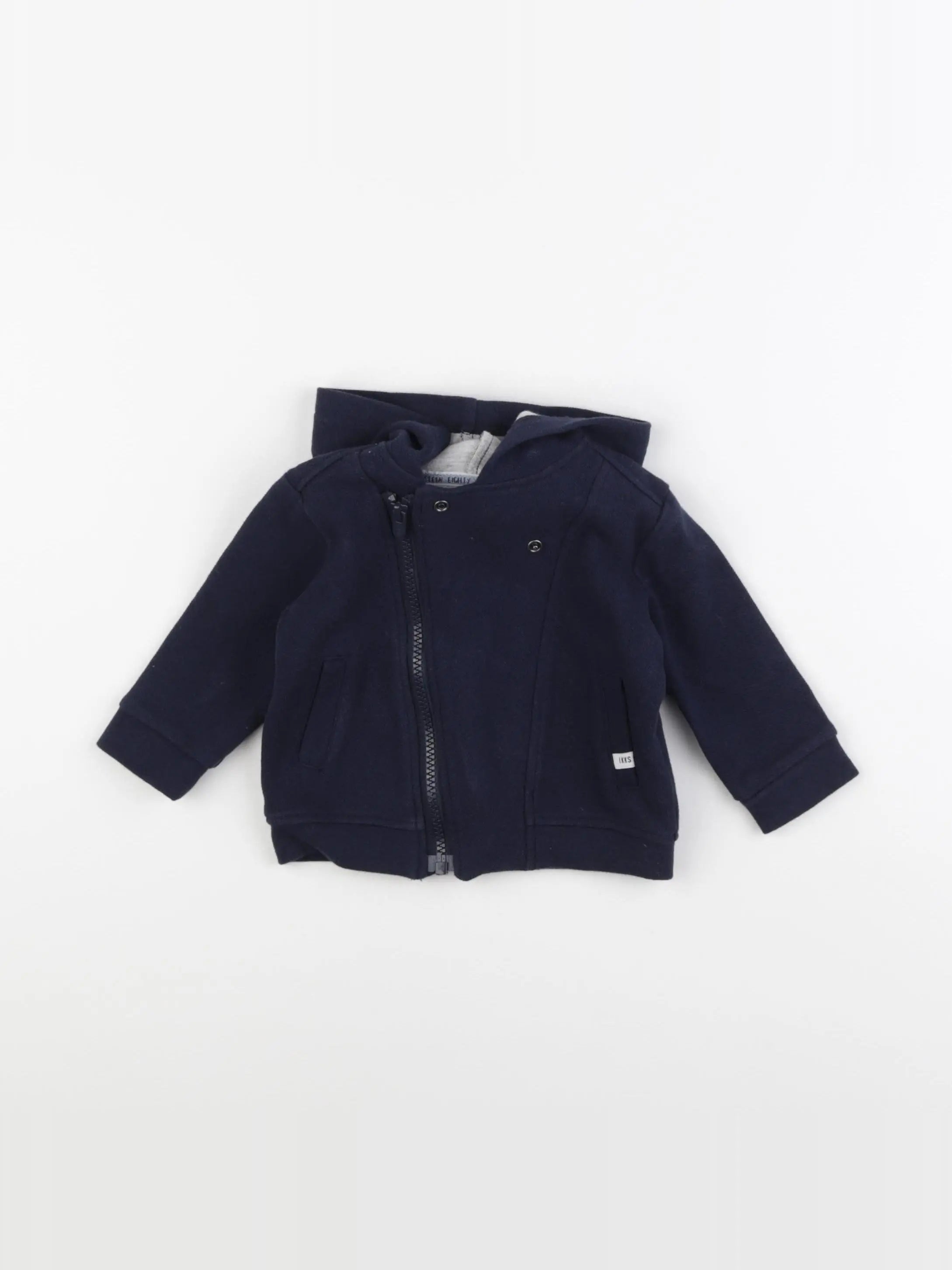 IKKS - sweat imprimé au dos bleu - 6 mois