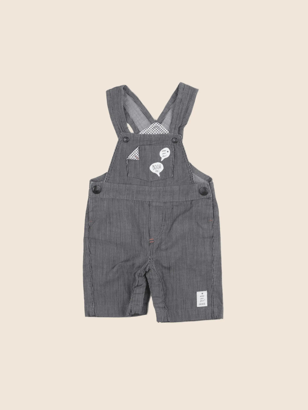 IKKS - salopette gris - 6 mois