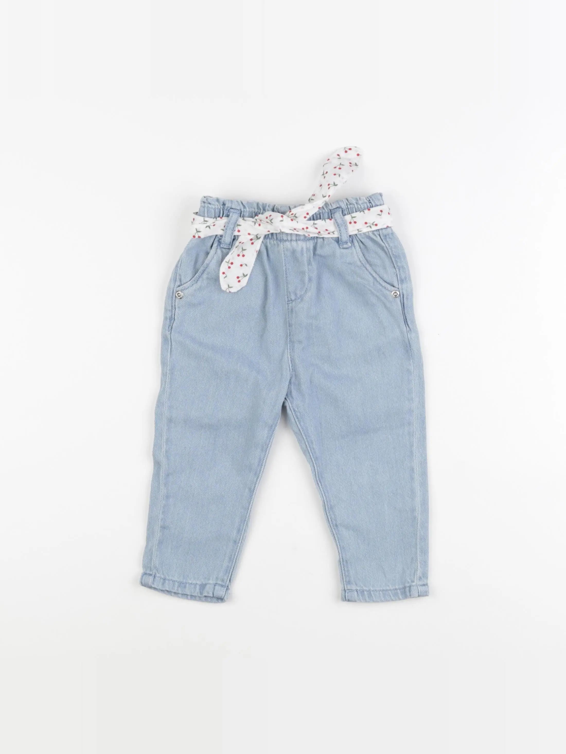 Vertbaudet - jean bleu - 12 mois