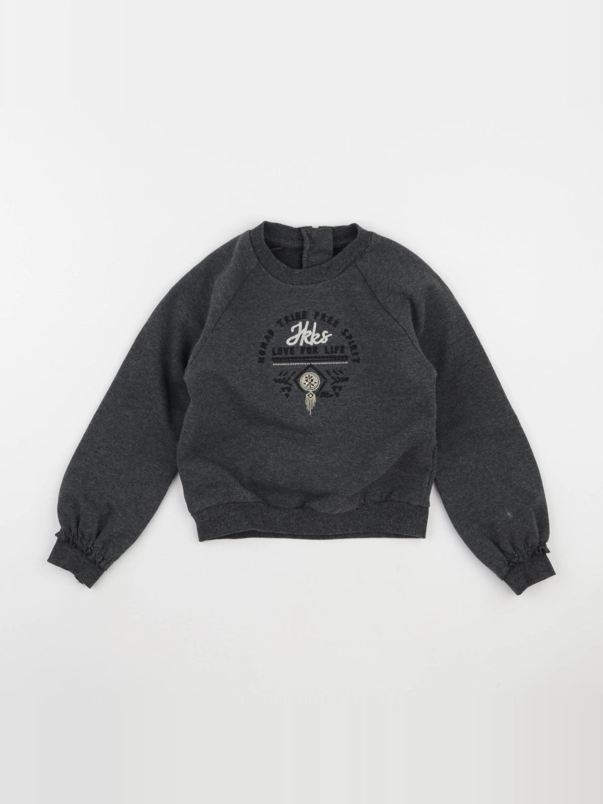 IKKS - sweat gris - 6 ans