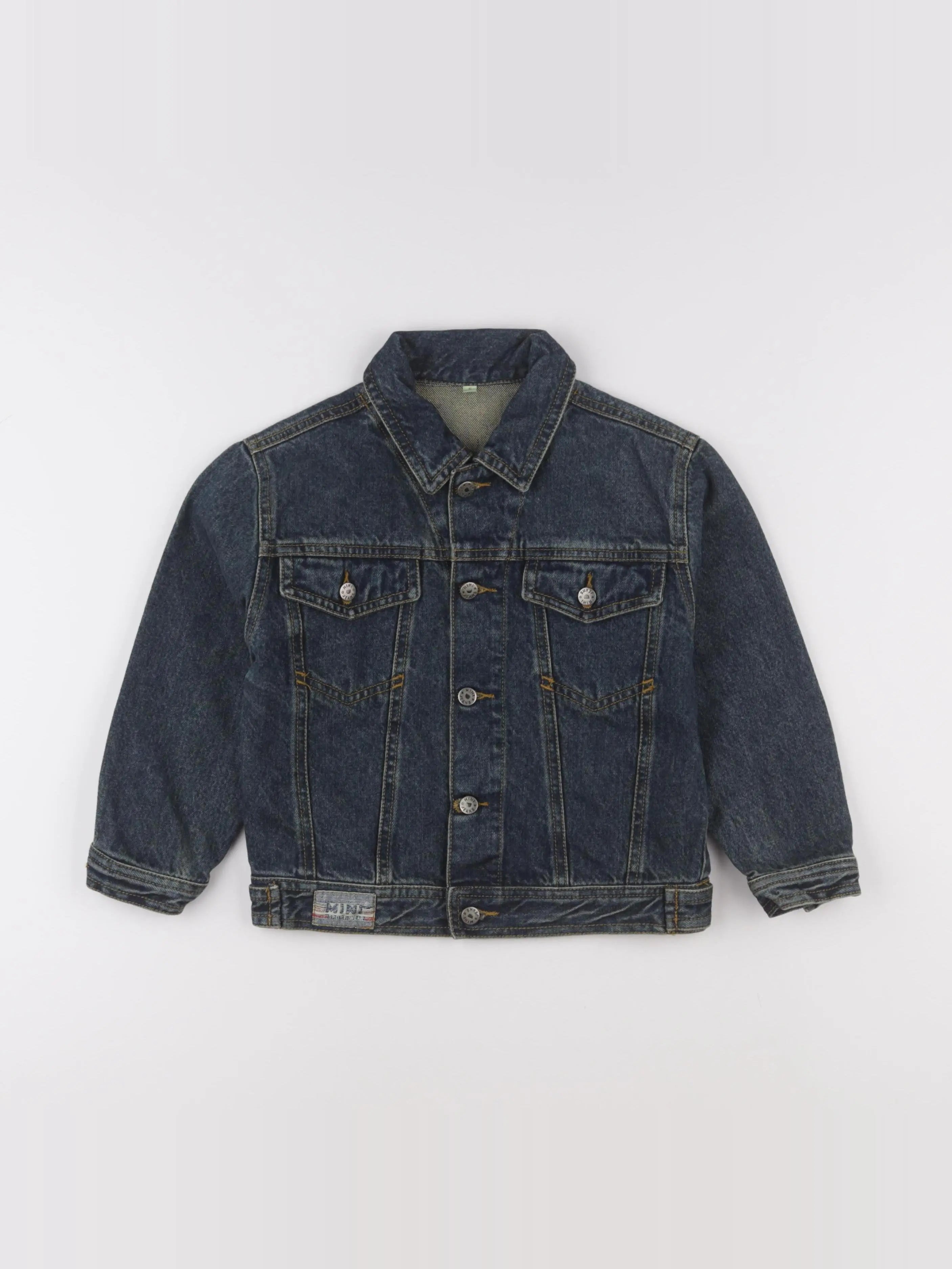 Vintage - veste bleu - 5 ans
