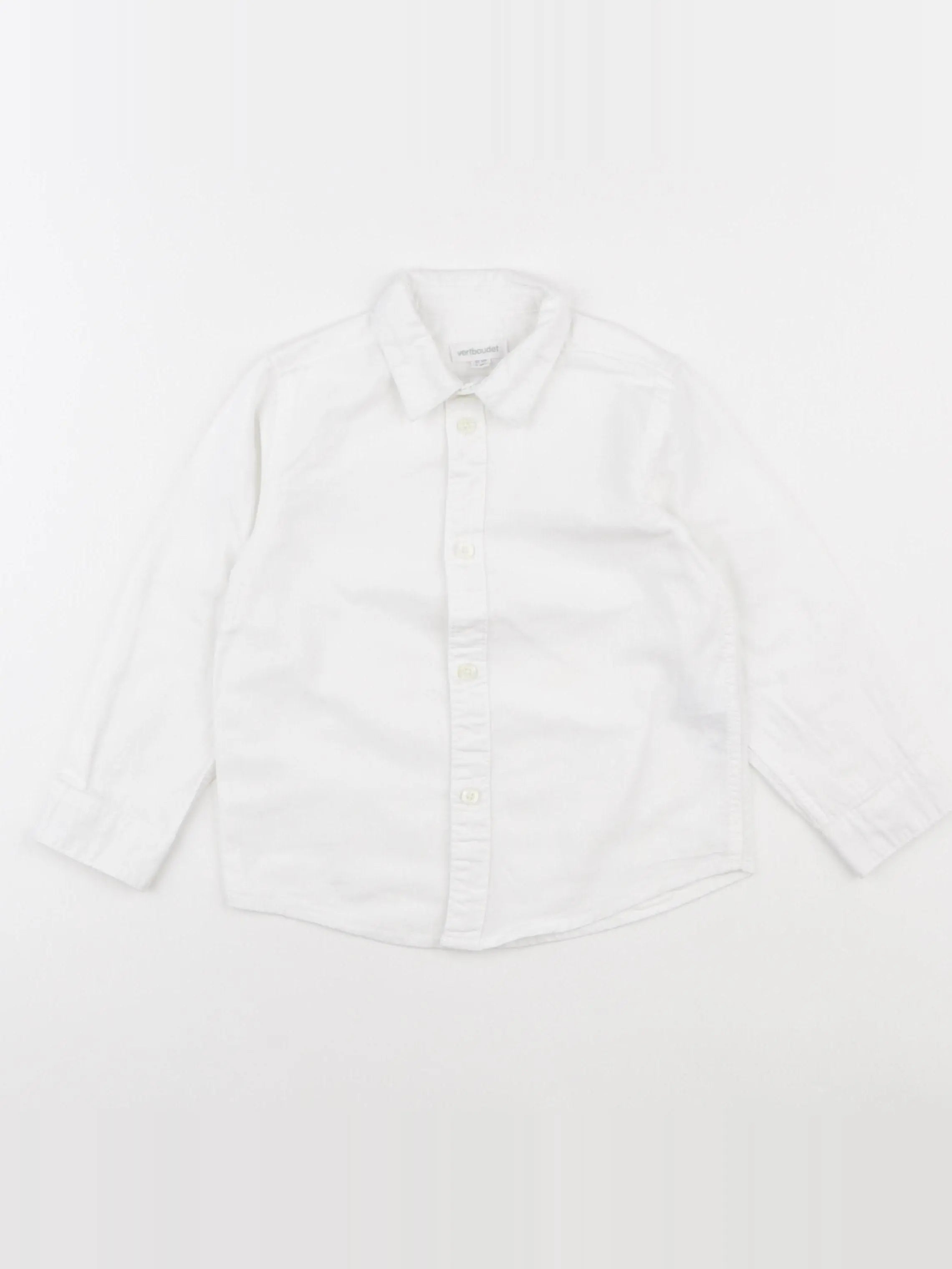 Vertbaudet - chemise blanc - 3 ans