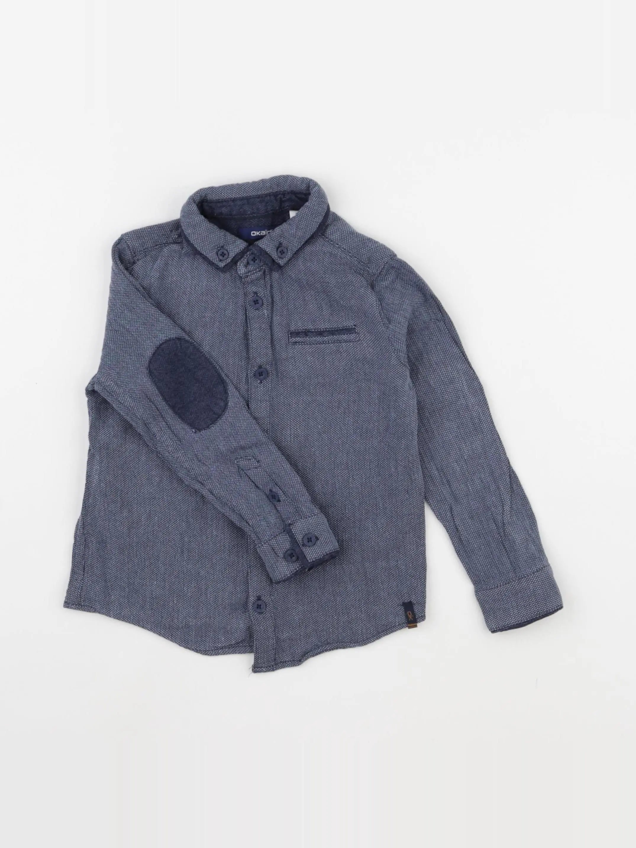 Okaidi - chemise bleu - 3 ans