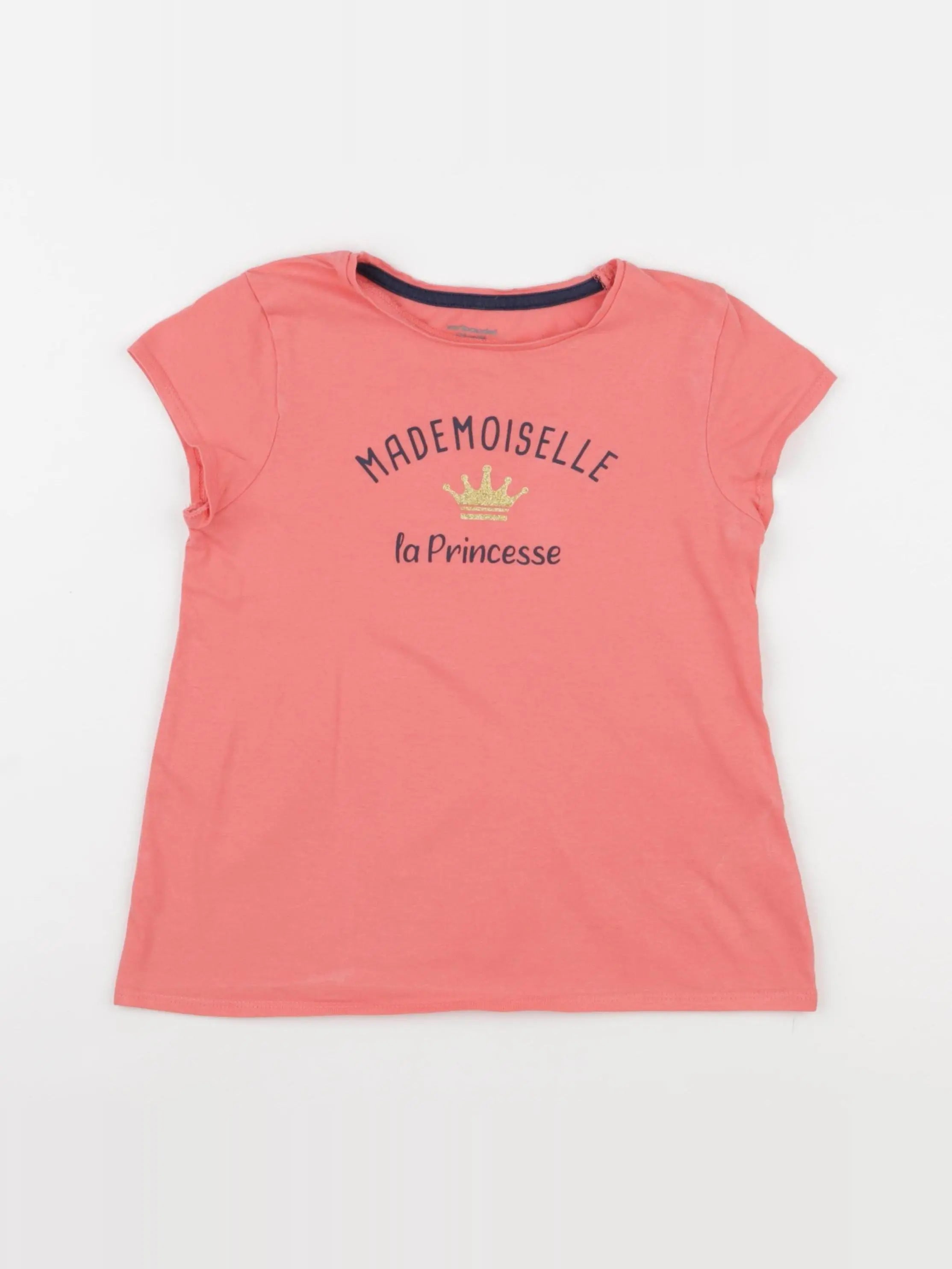 Vertbaudet - tee-shirt rose - 8 ans