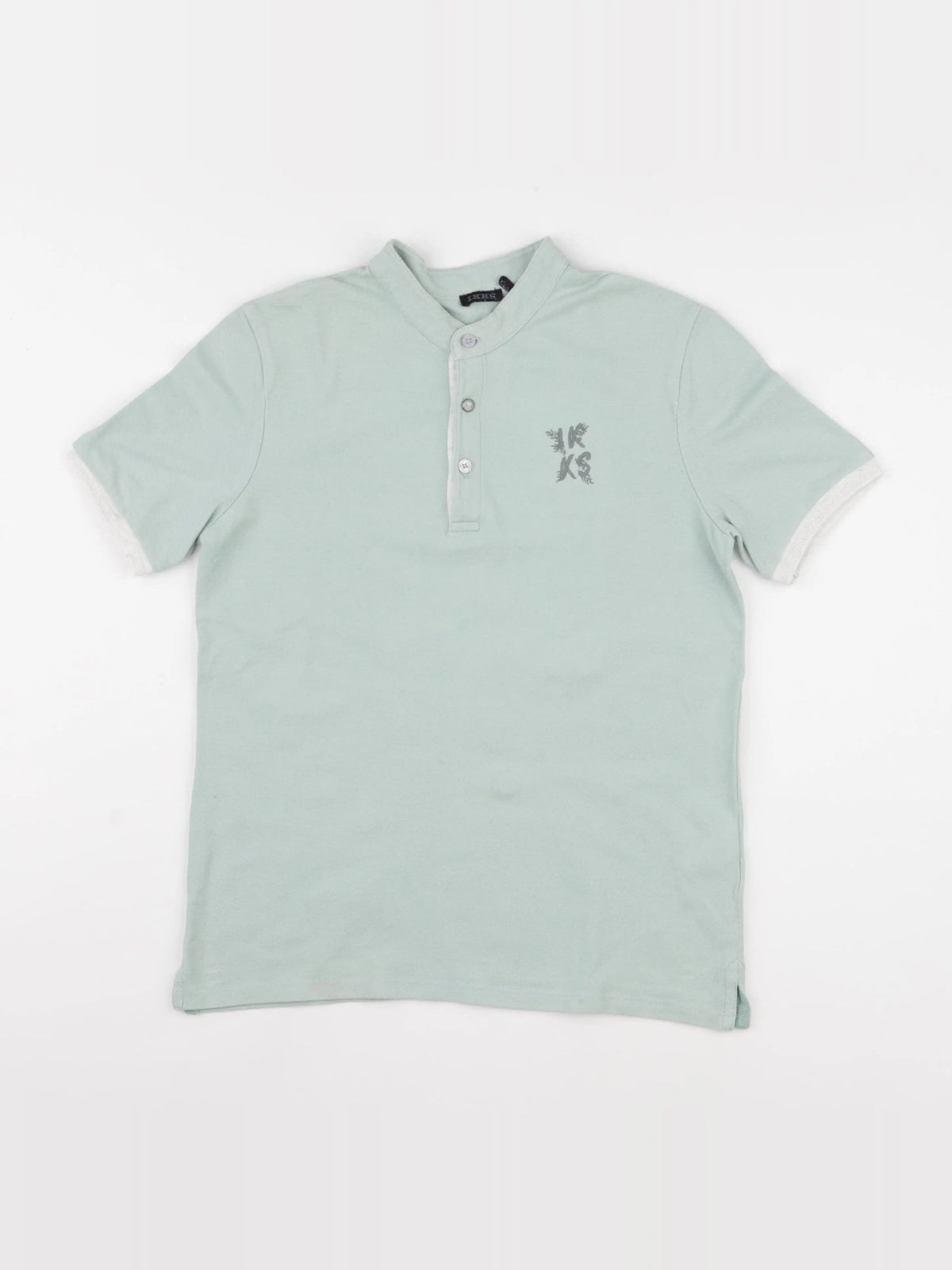 IKKS - polo imprimé au dos vert - 12 ans