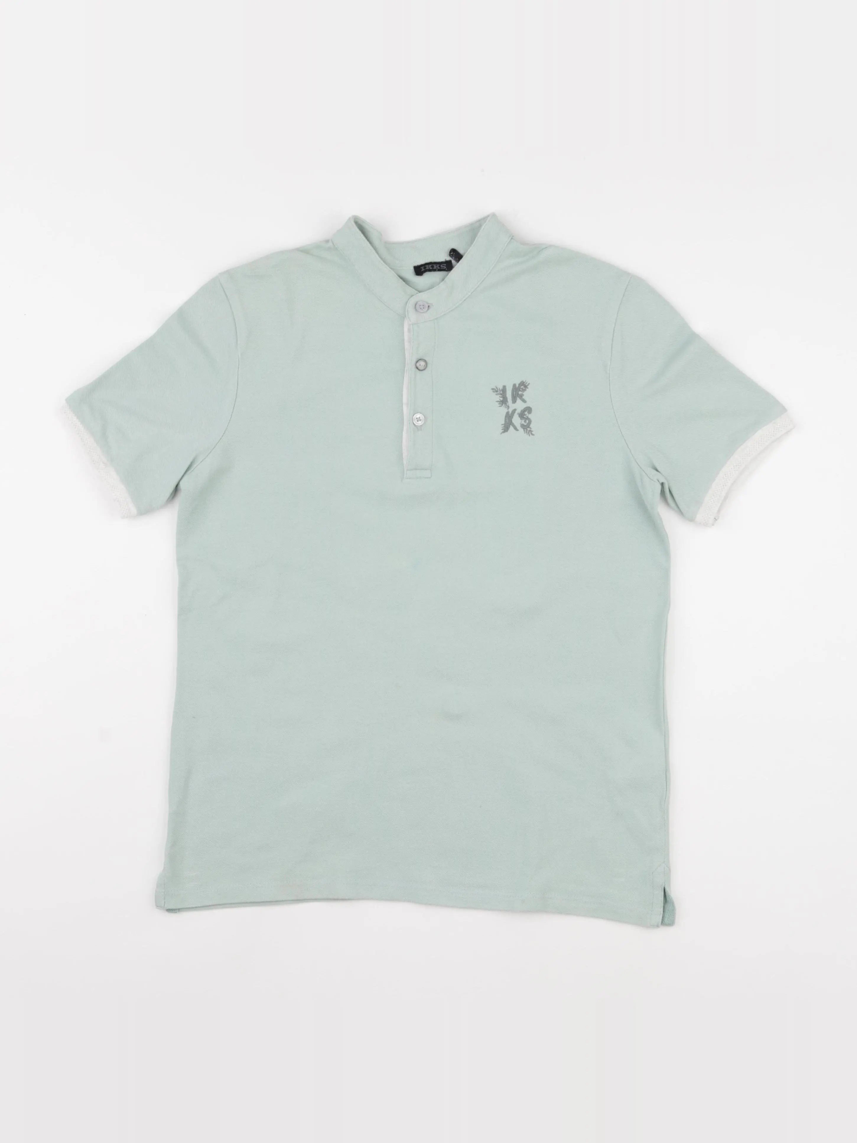 IKKS - polo imprimé au dos vert - 12 ans