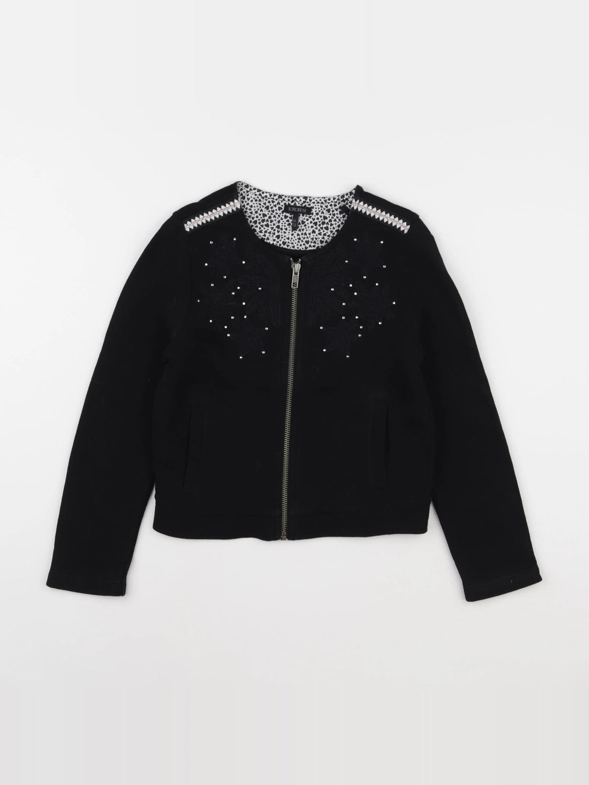 IKKS - veste doublé noir - 8 ans
