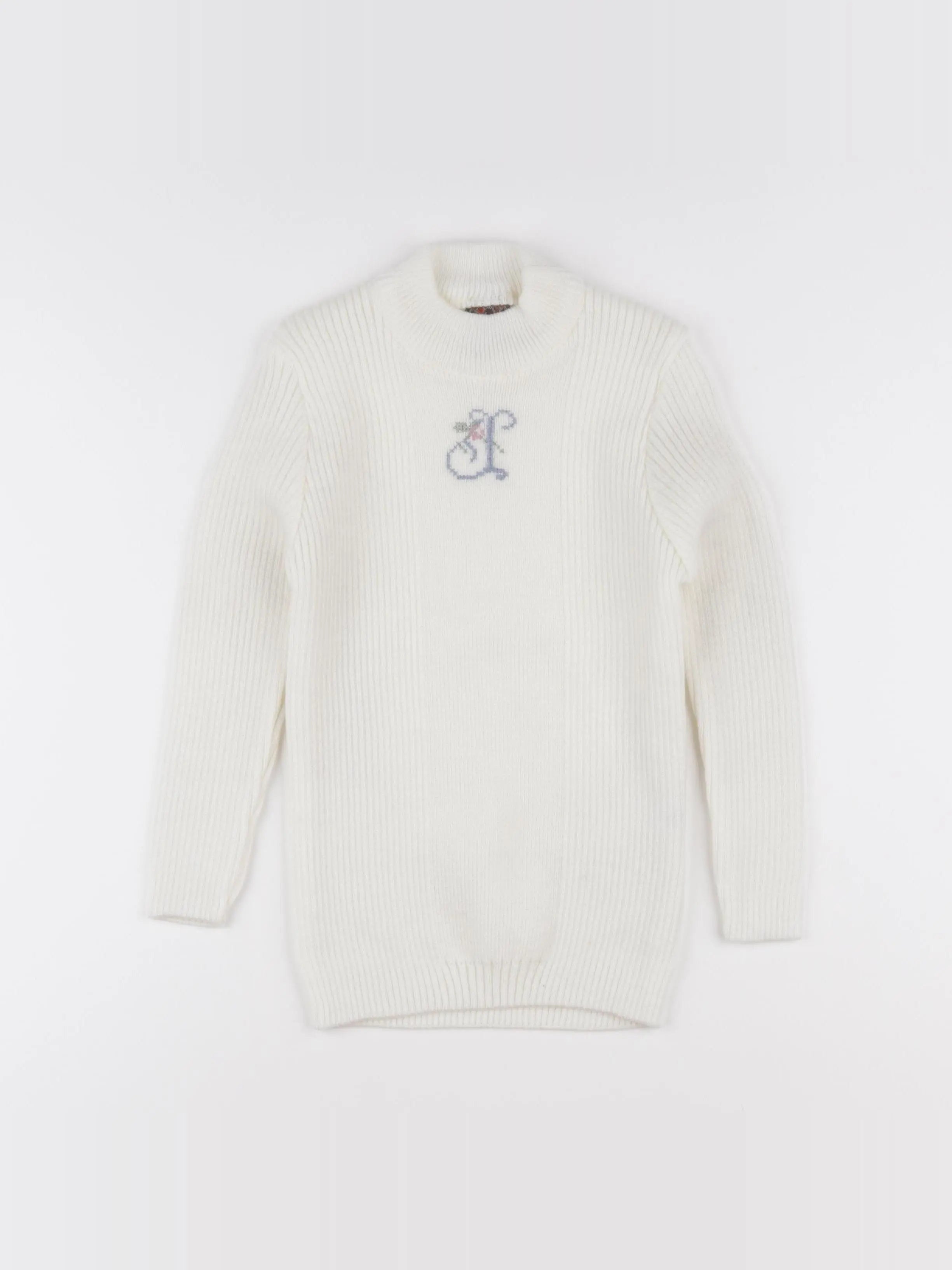 Vintage - pull blanc - 6 ans