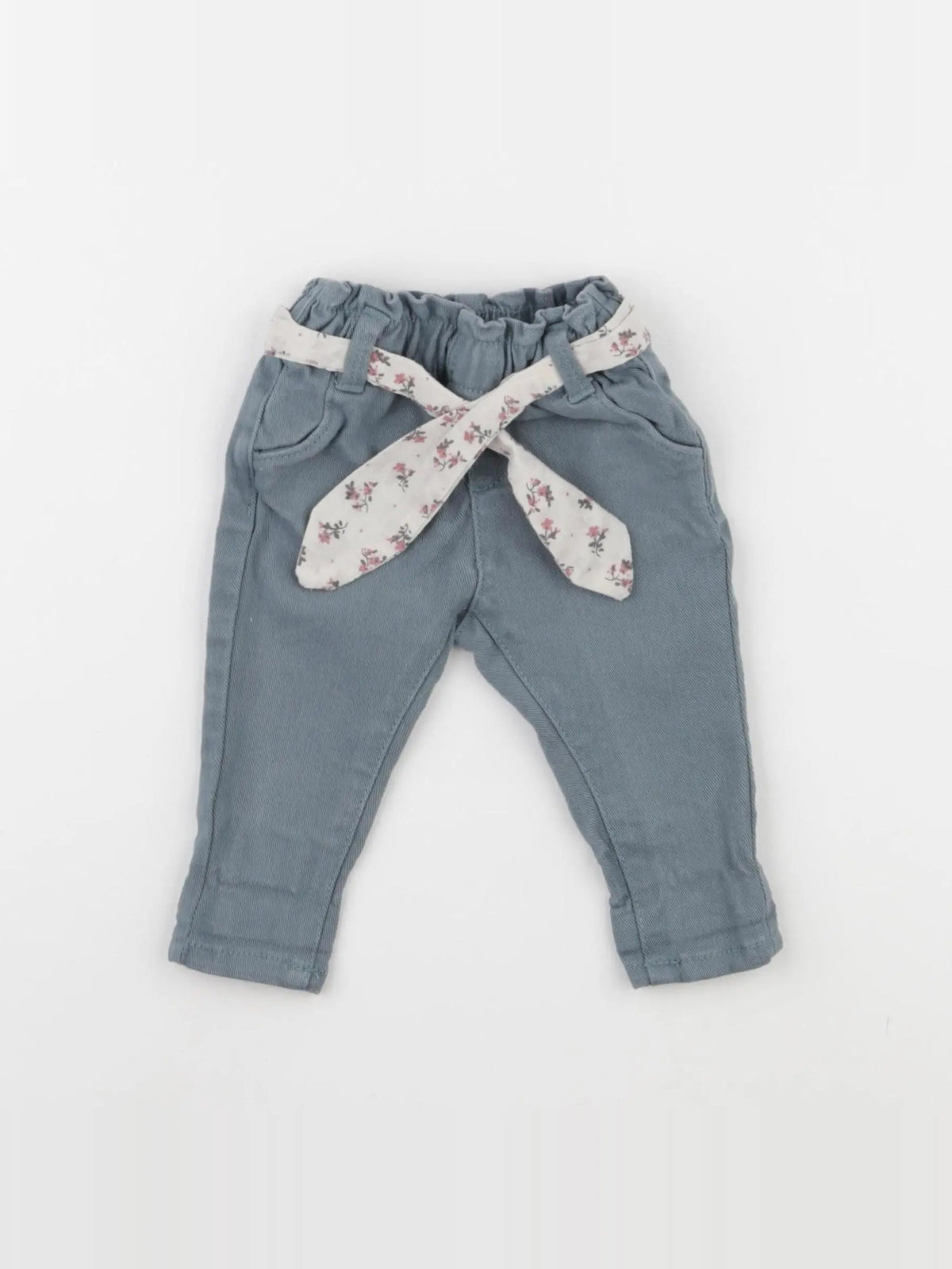 Vertbaudet - jean bleu - 3 mois