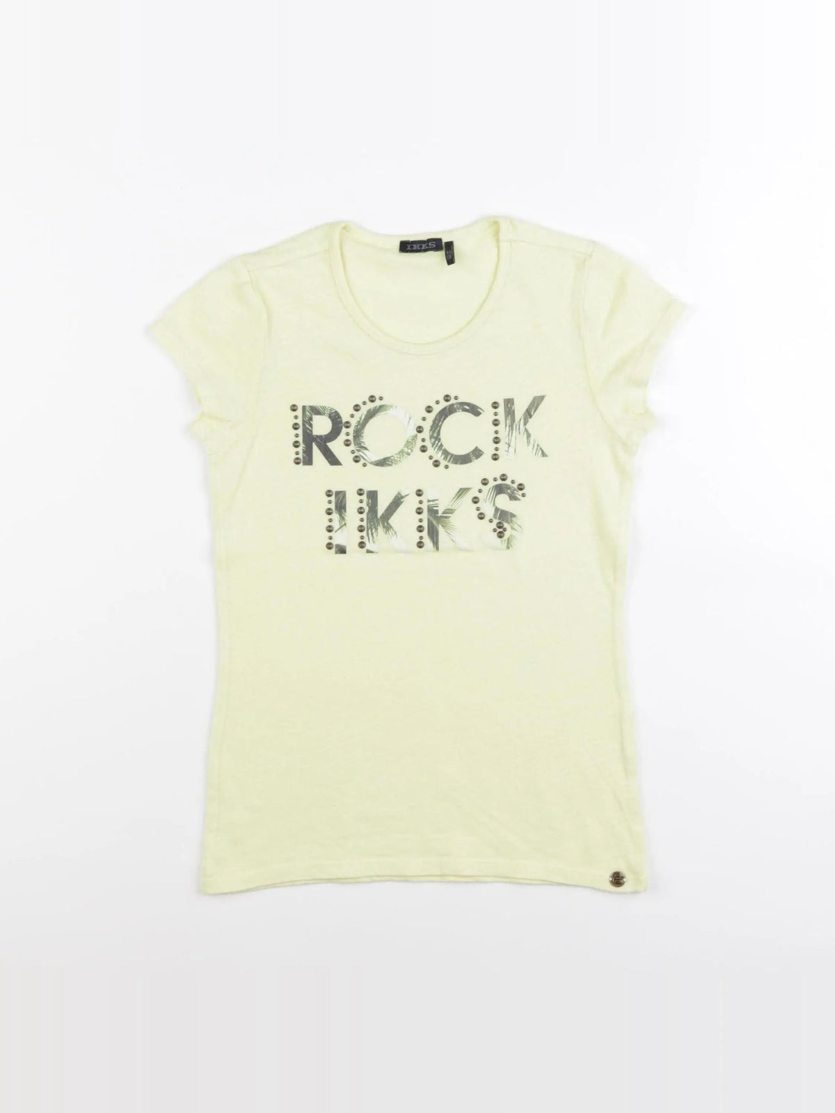 IKKS - tee-shirt jaune - 6 ans