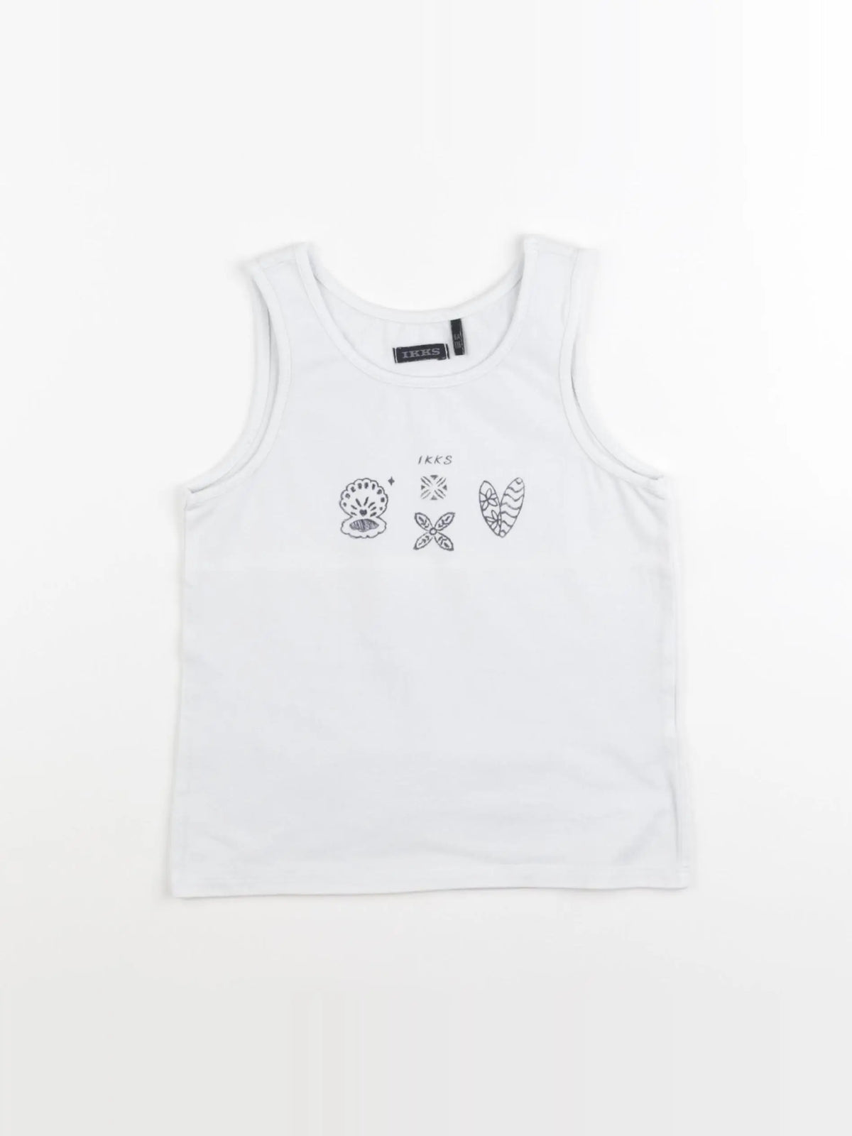 IKKS - tee-shirt blanc - 6 ans
