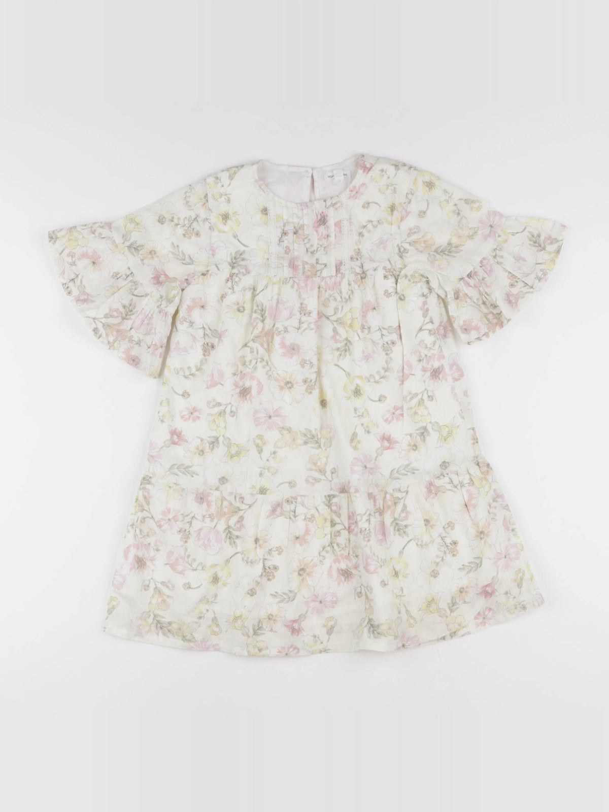 Vertbaudet - robe multicolore - 7 ans