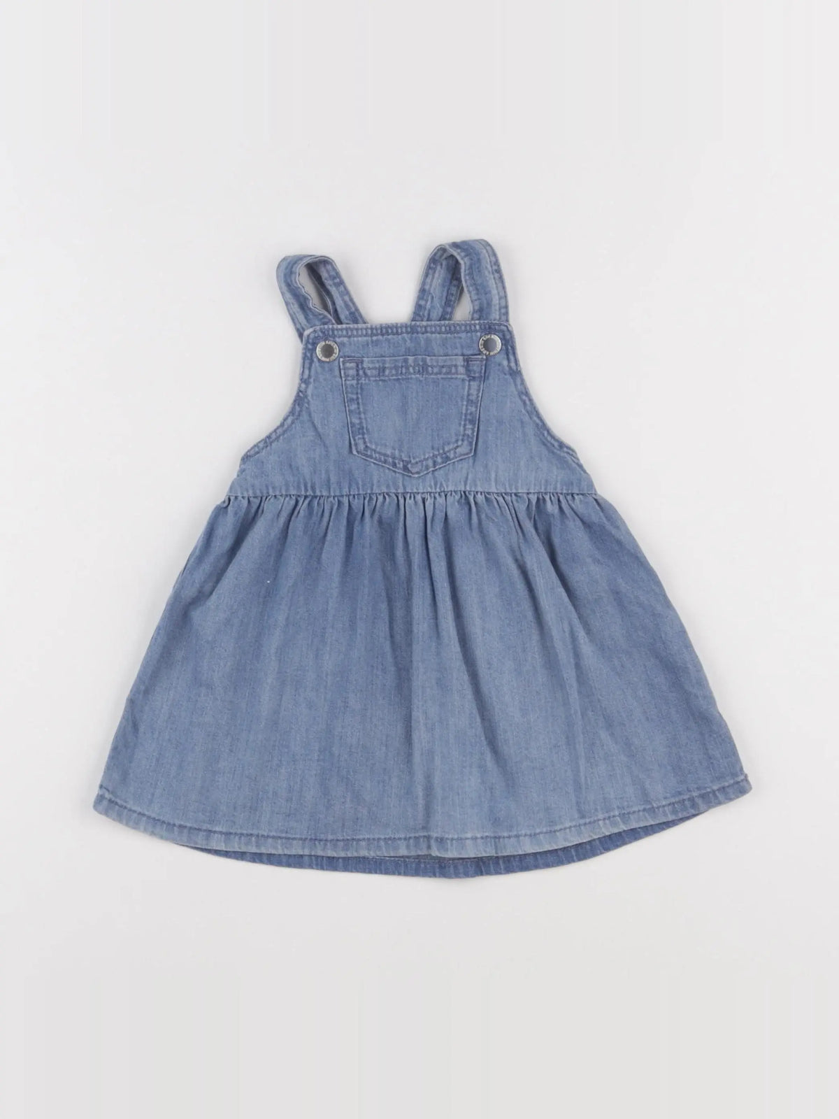 H&M - robe bleu - 3/6 mois