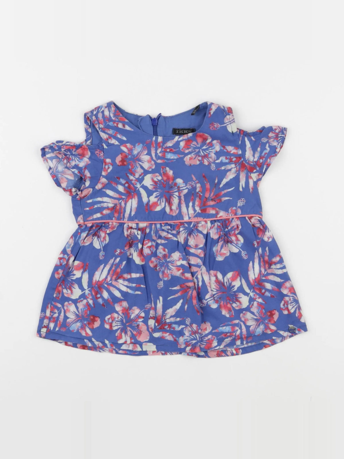 IKKS - blouse bleu - 4 ans