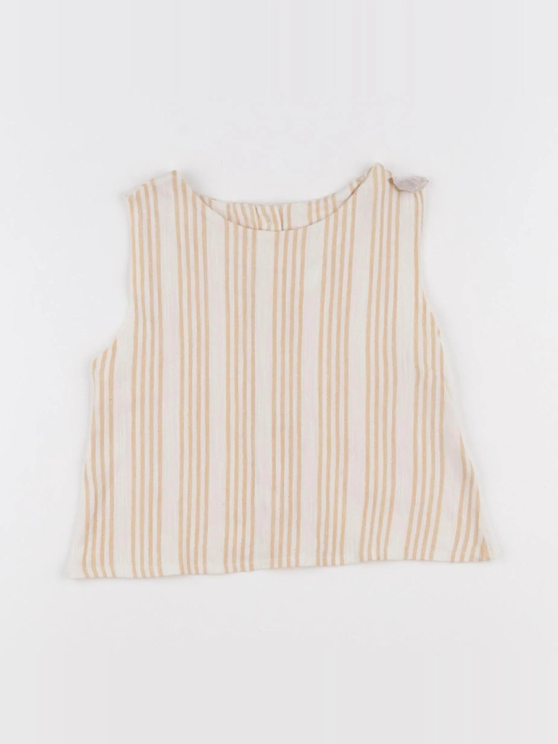 Zara - blouse beige, blanc - 8 ans