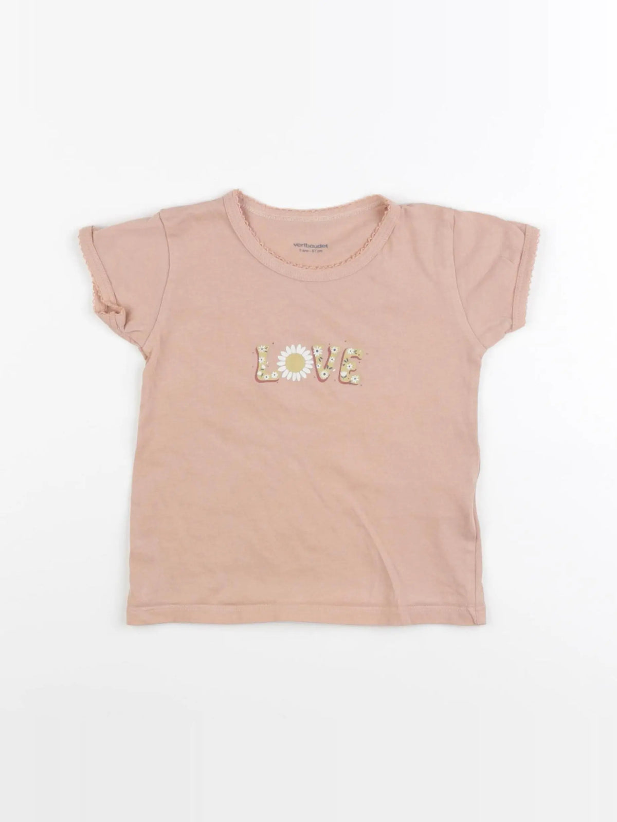 Vertbaudet - maillot de corps rose - 3 ans