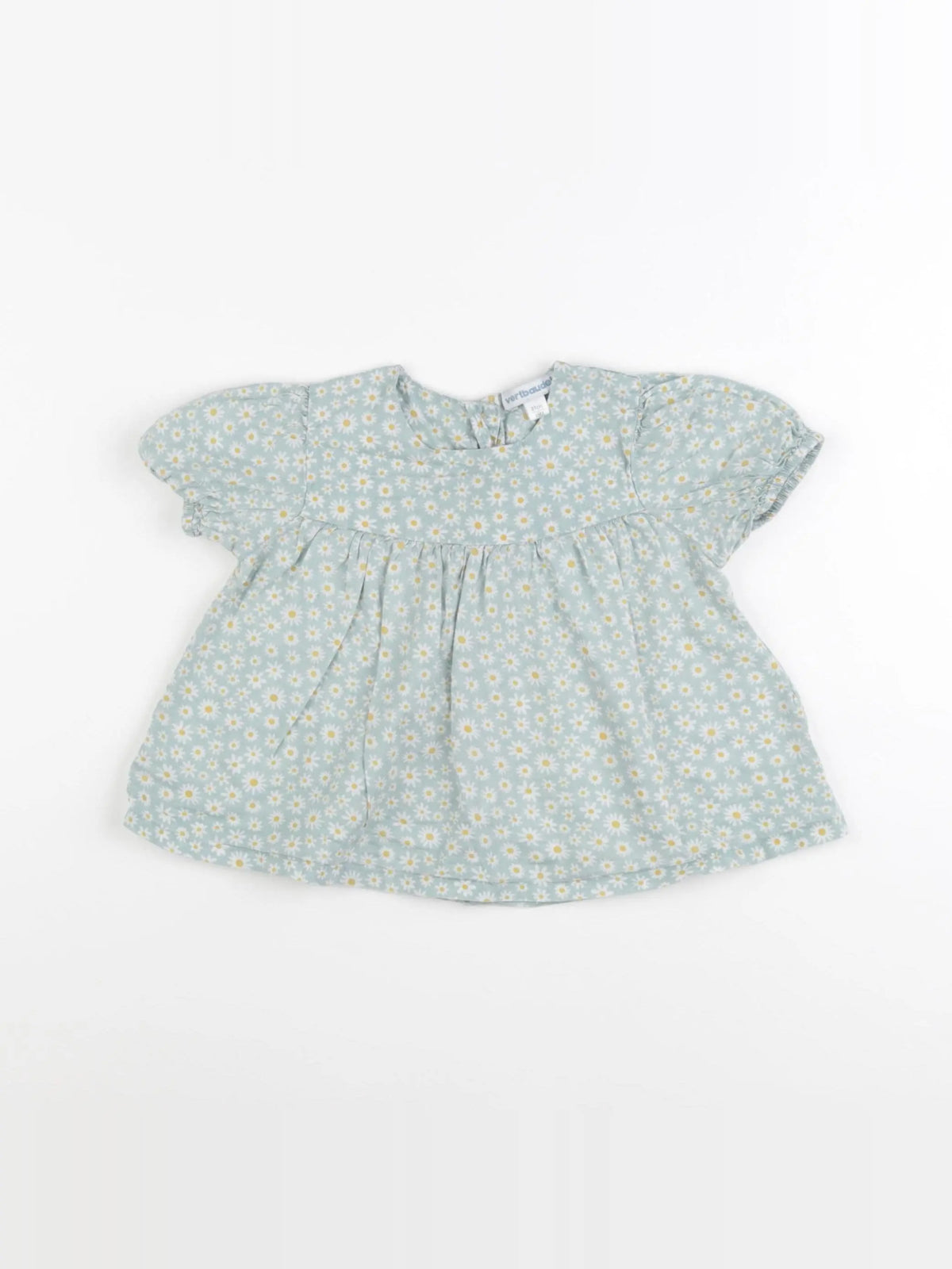 Vertbaudet - blouse vert - 18 mois