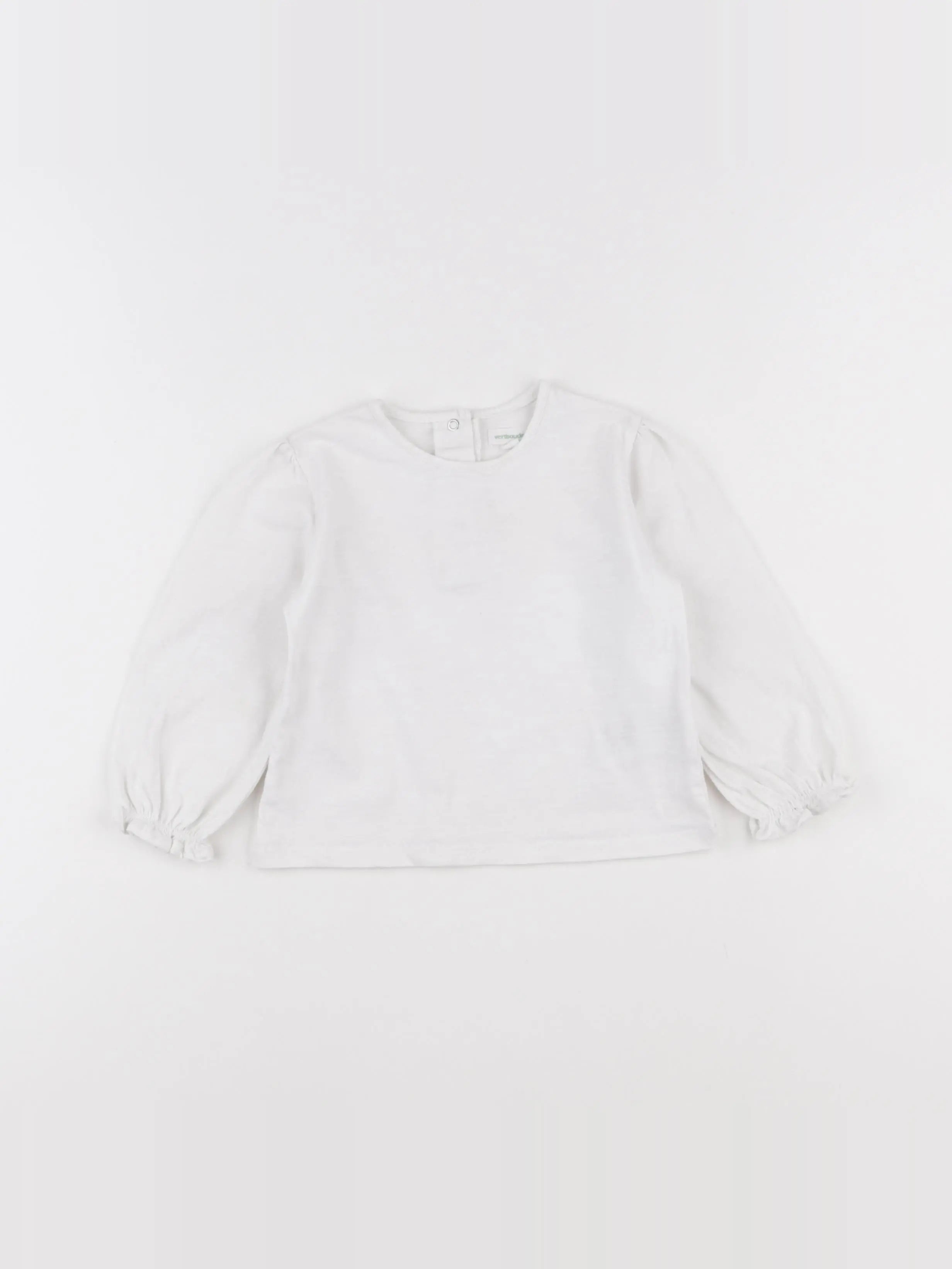 Vertbaudet - tee-shirt blanc - 18 mois
