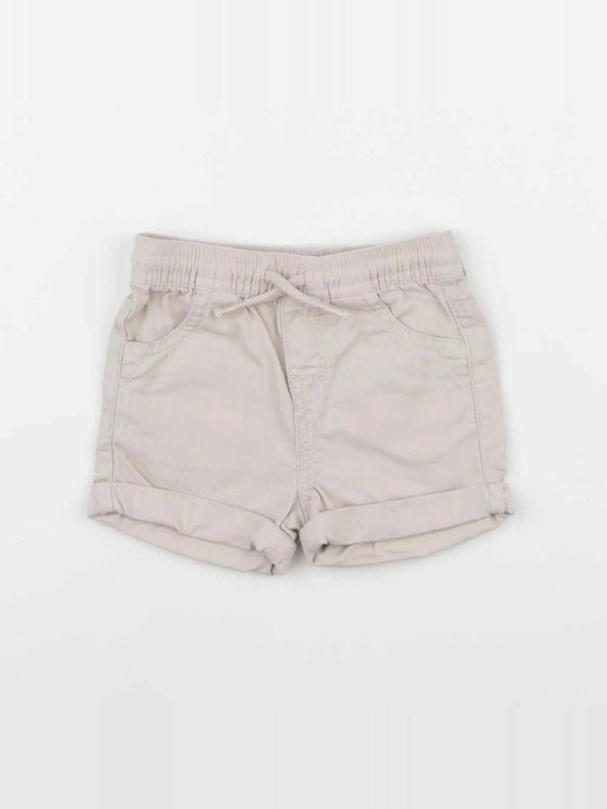 Vertbaudet - short beige - 9 mois