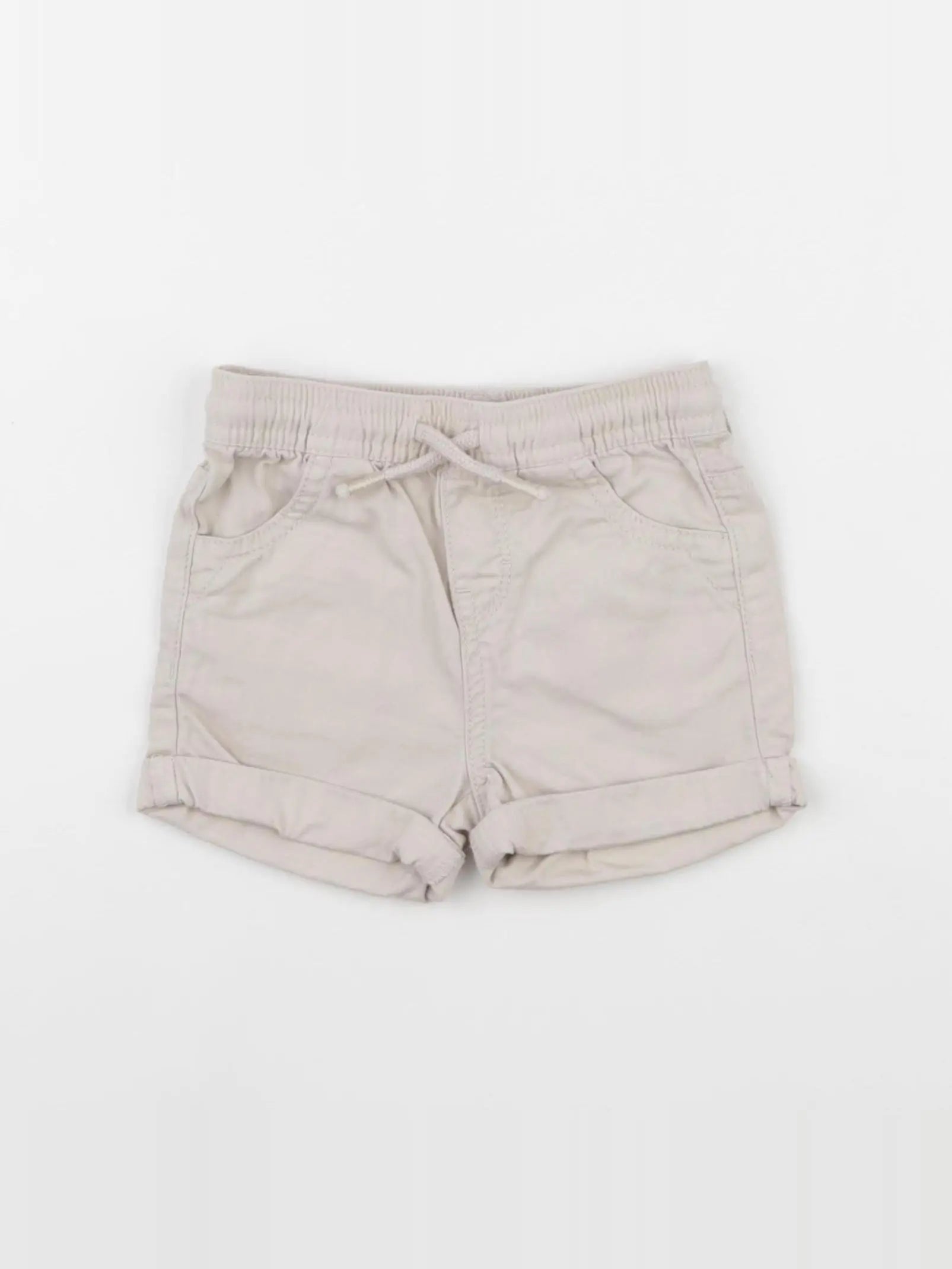 Vertbaudet - short beige - 9 mois
