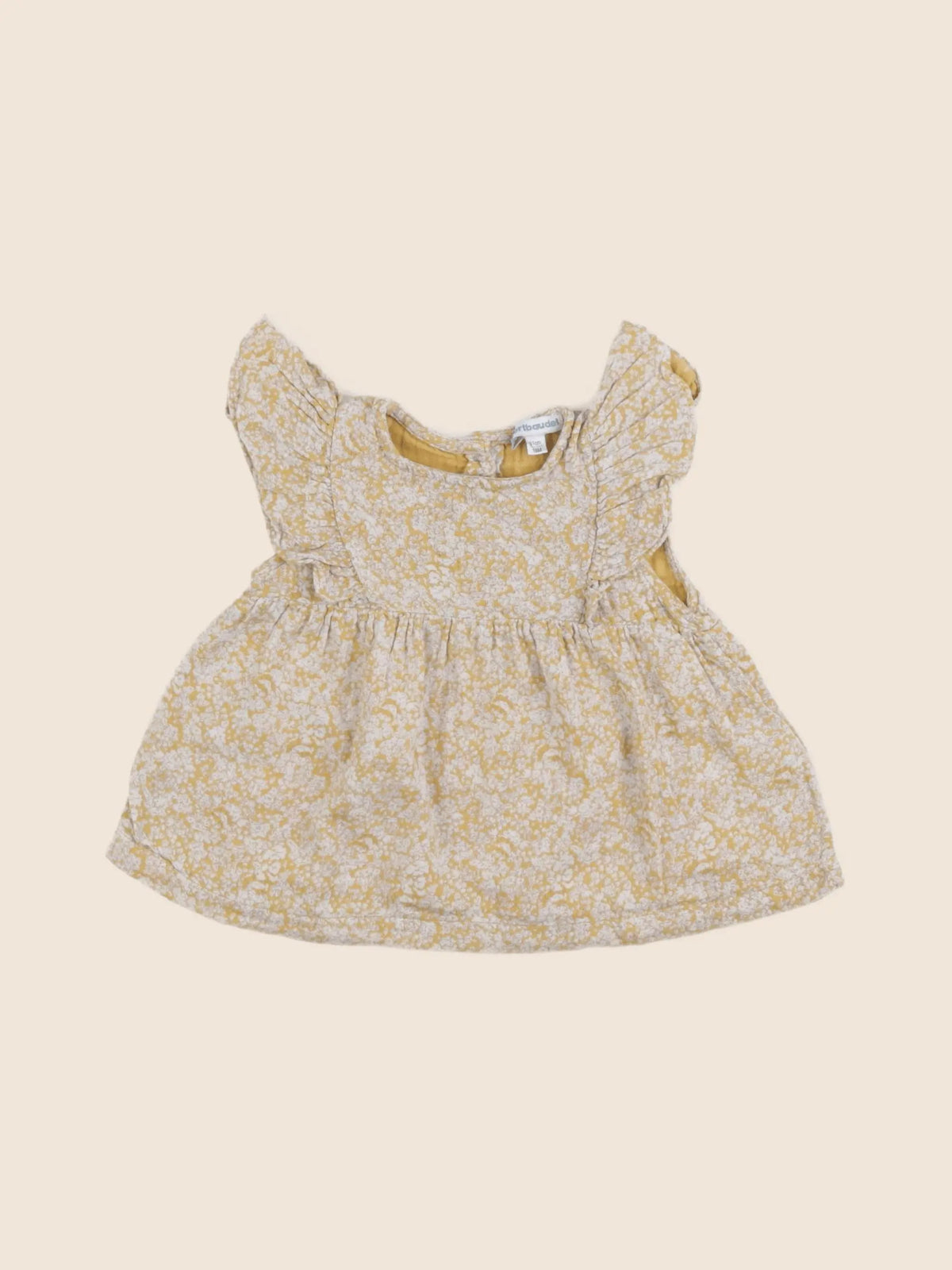 Vertbaudet - blouse jaune - 18 mois