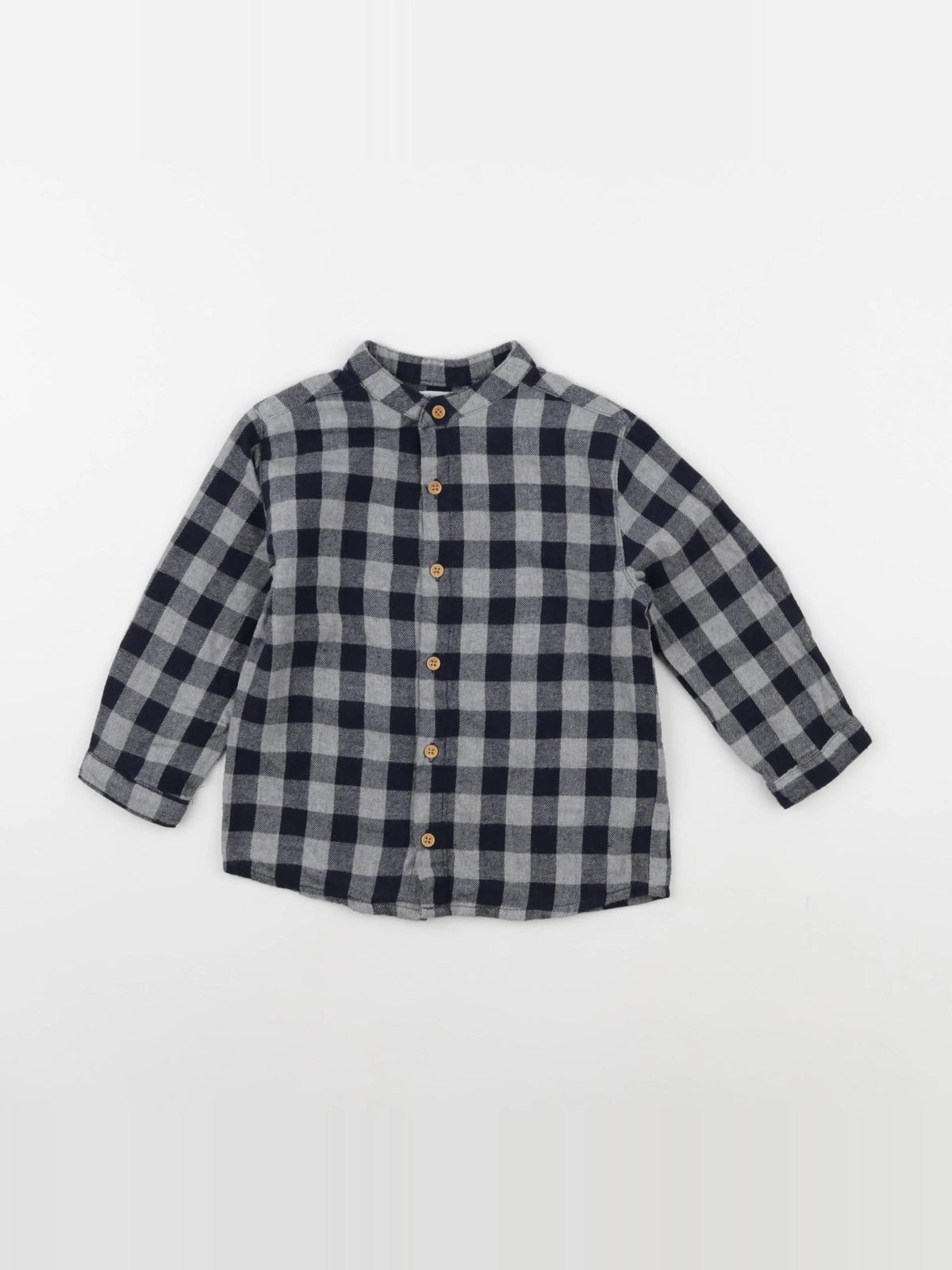 Boutchou - chemise bleu - 24 mois