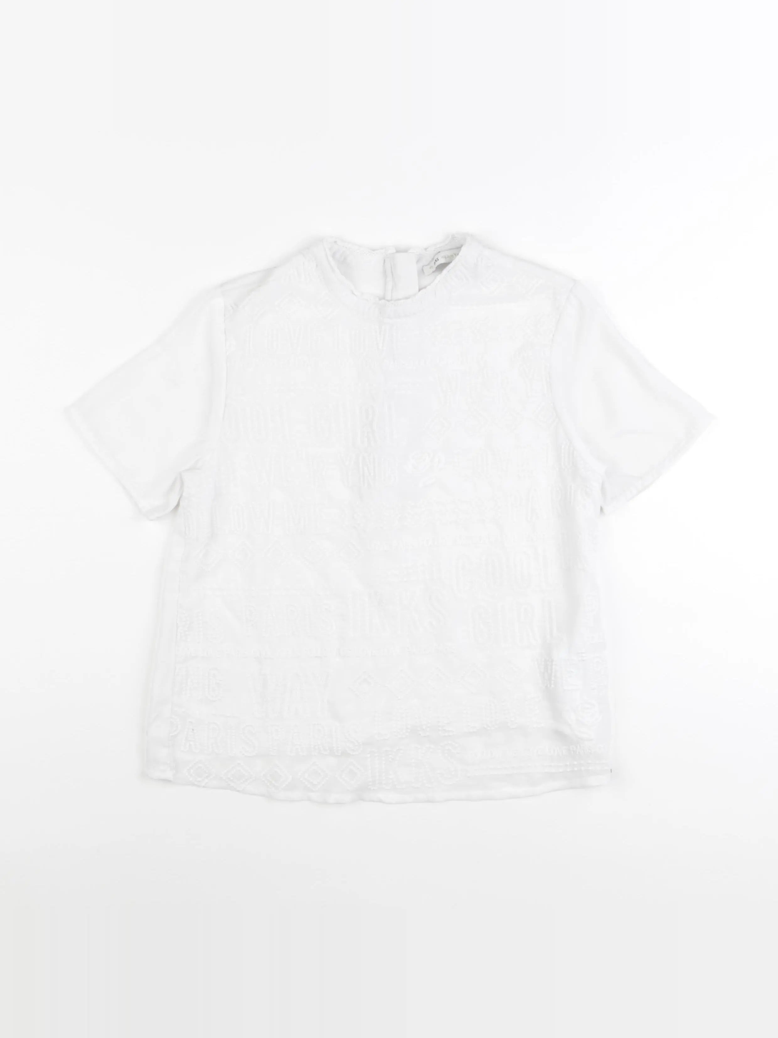 IKKS - blouse blanc - 10 ans
