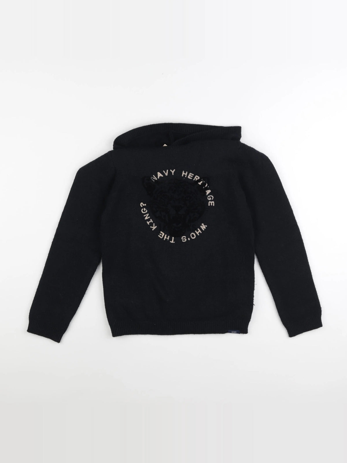 IKKS - pull noir - 10 ans
