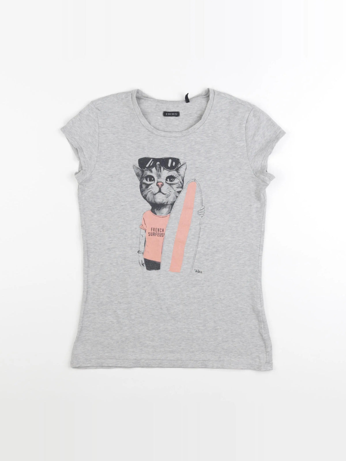 IKKS - tee-shirt gris - 12 ans
