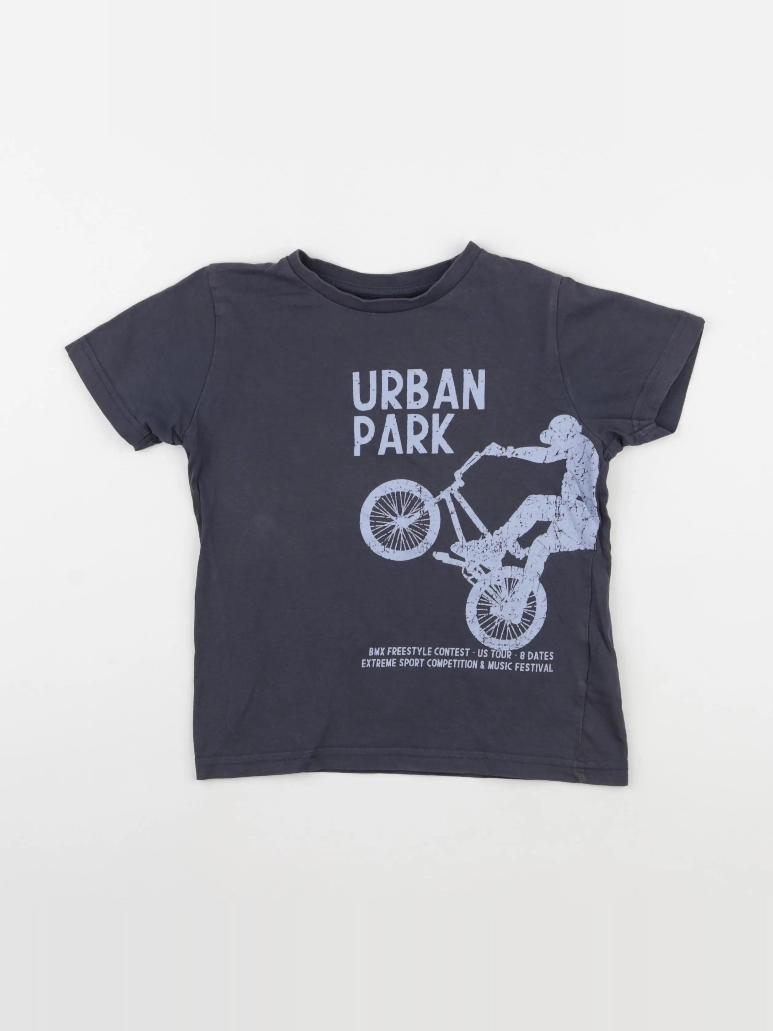 Vertbaudet - tee-shirt bleu - 6 ans