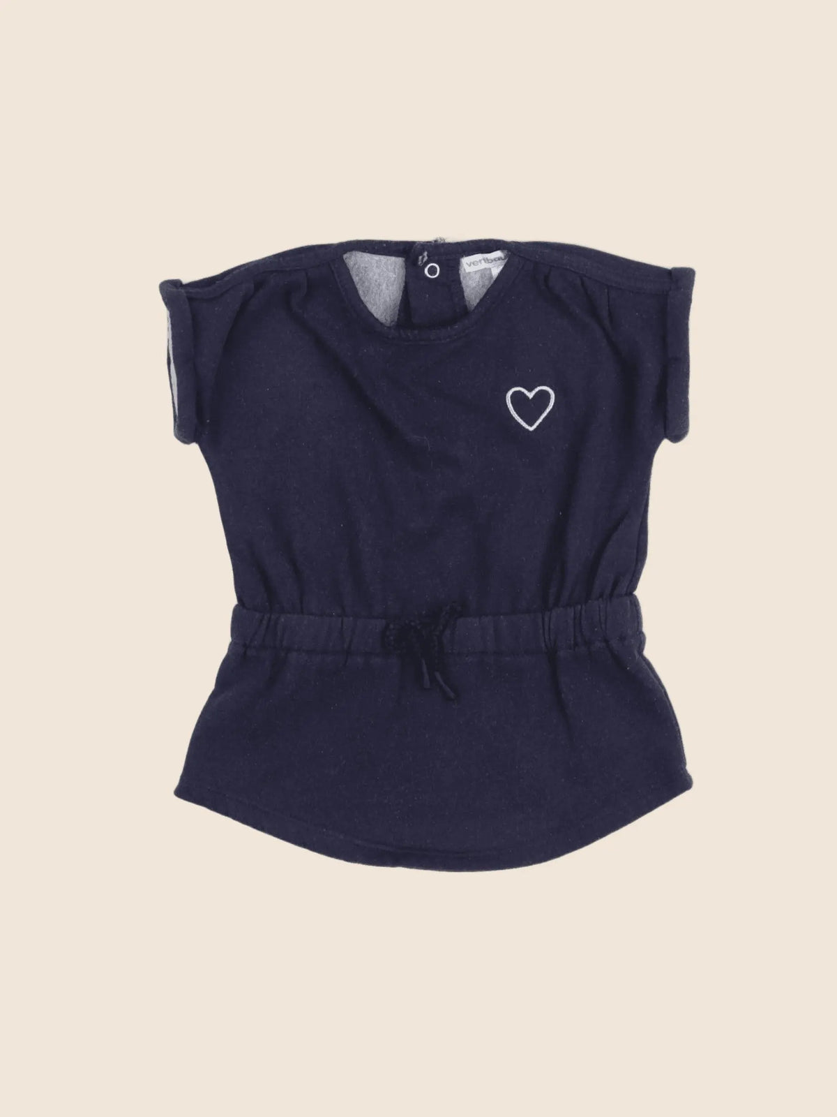 Vertbaudet - robe bleu - 12 mois
