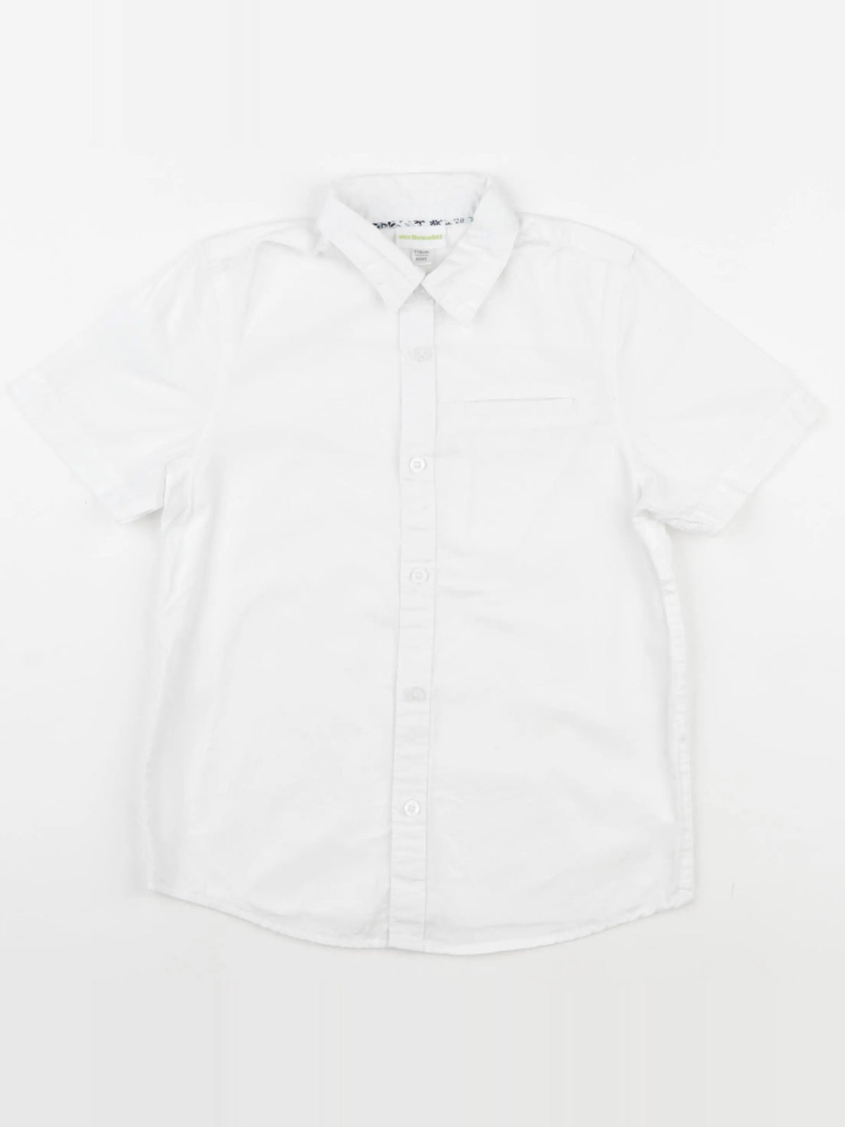 Vertbaudet - chemise blanc - 6 ans