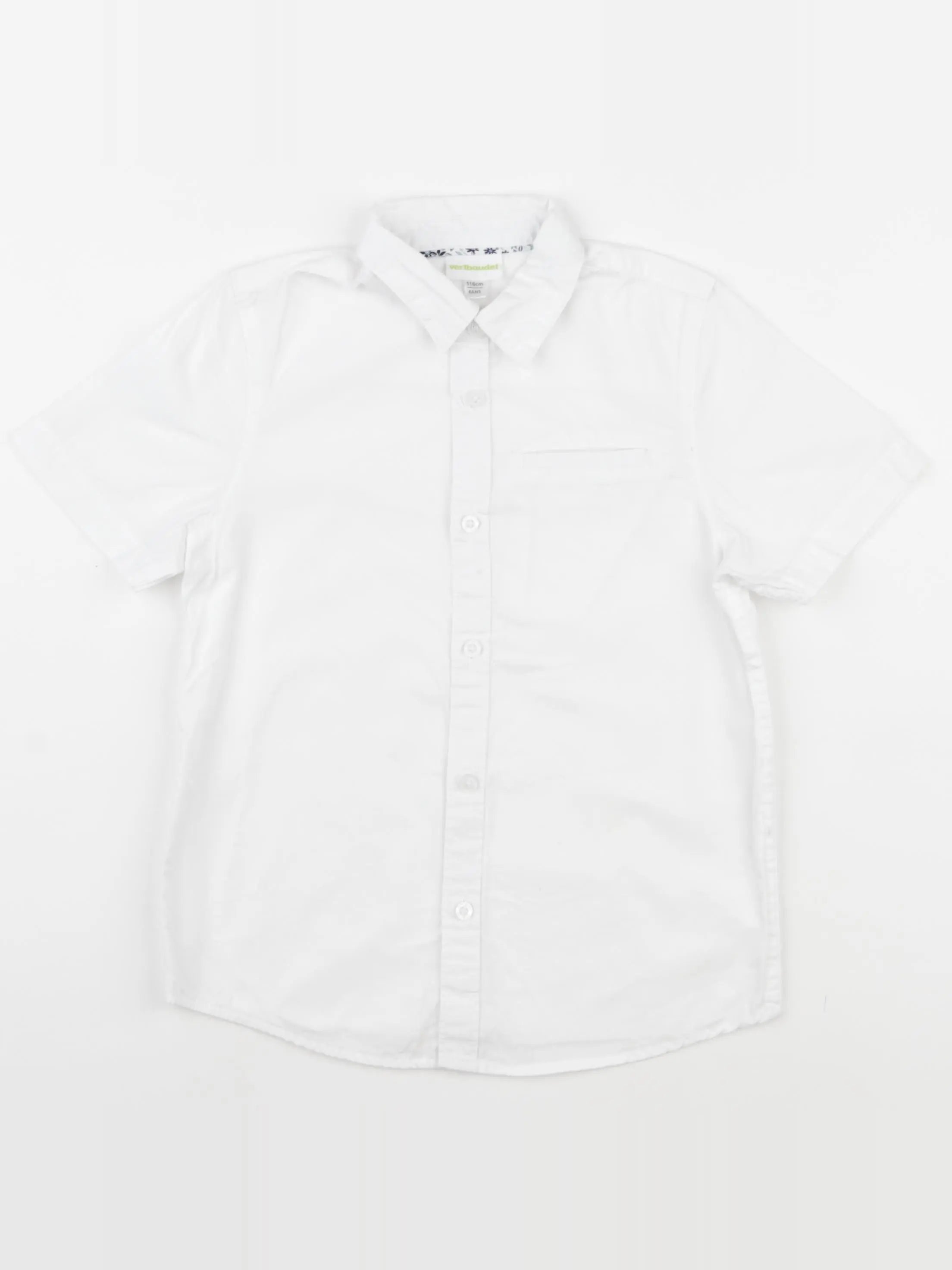 Vertbaudet - chemise blanc - 6 ans