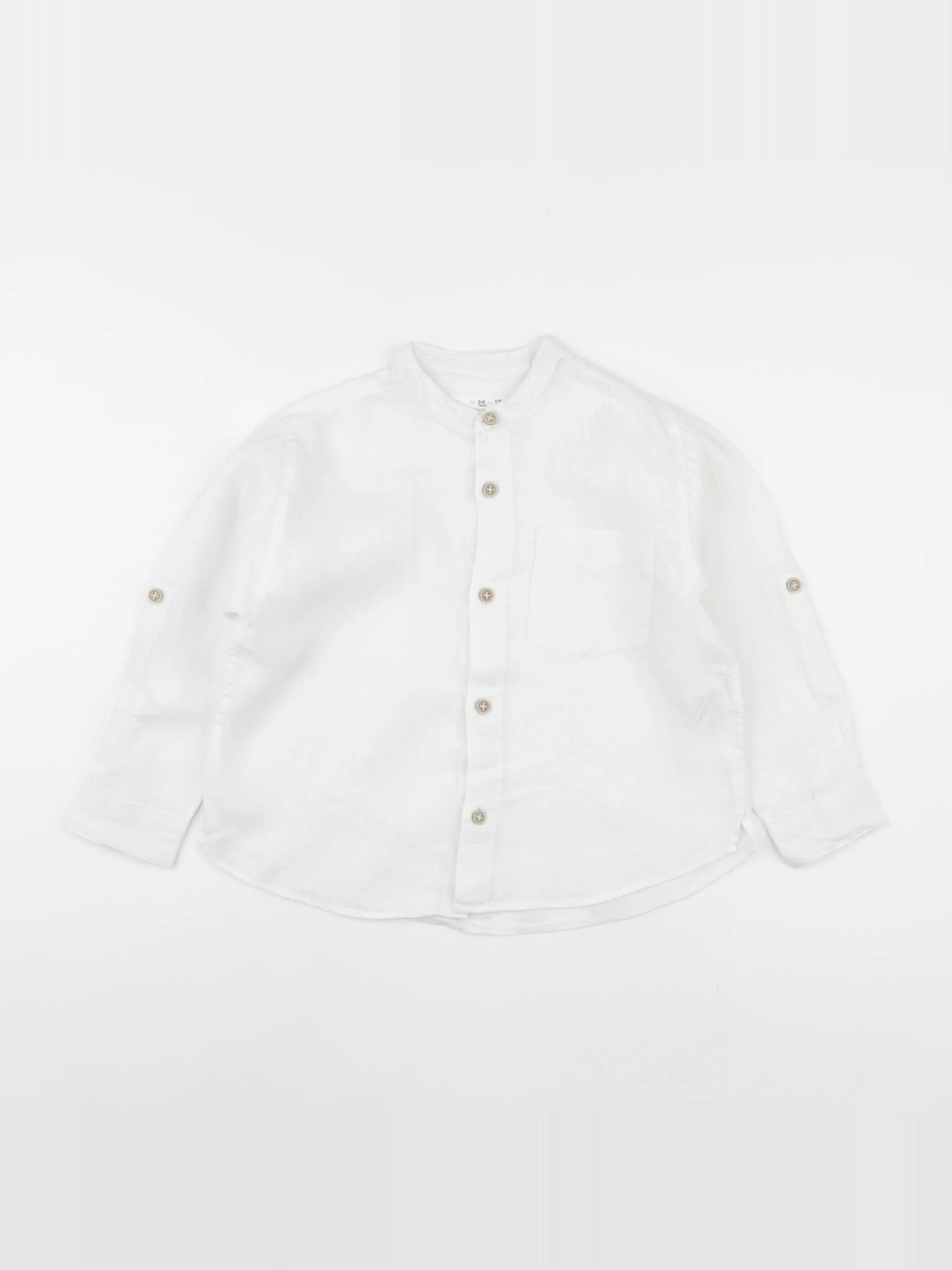 Zara - chemise blanc - 5/6 ans