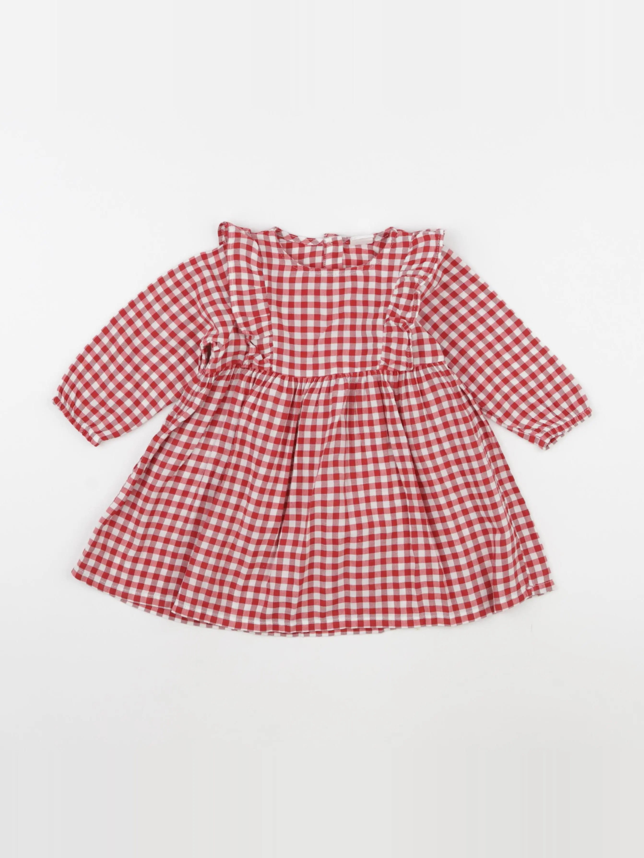 H&M - robe rouge - 9 mois