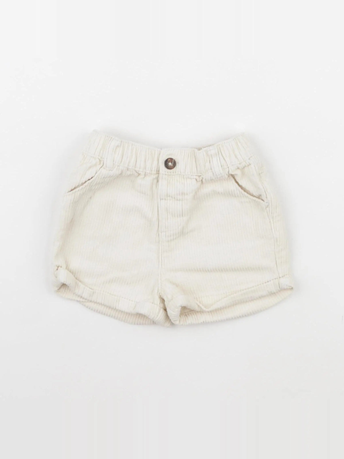 Vertbaudet - short blanc - 12 mois