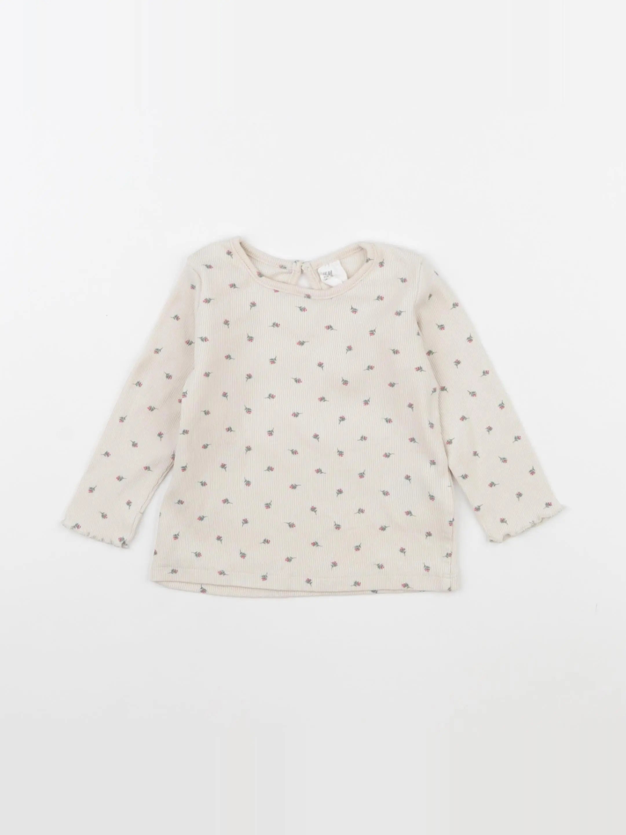 H&M - tee-shirt beige - 6 mois