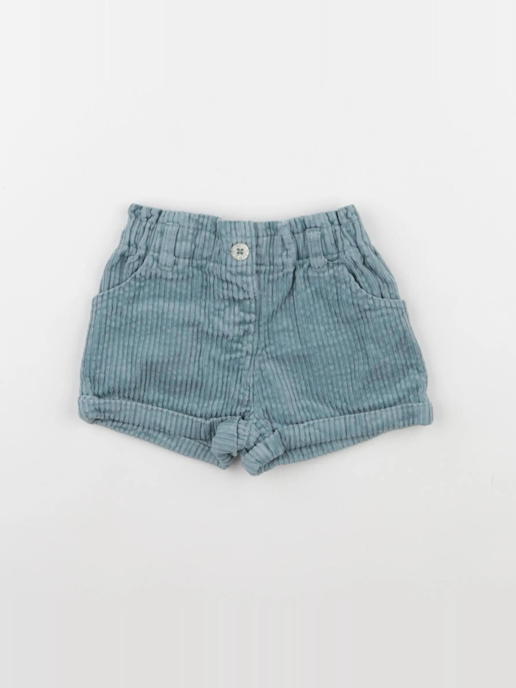 Tape à l'oeil - short bleu - 12 mois