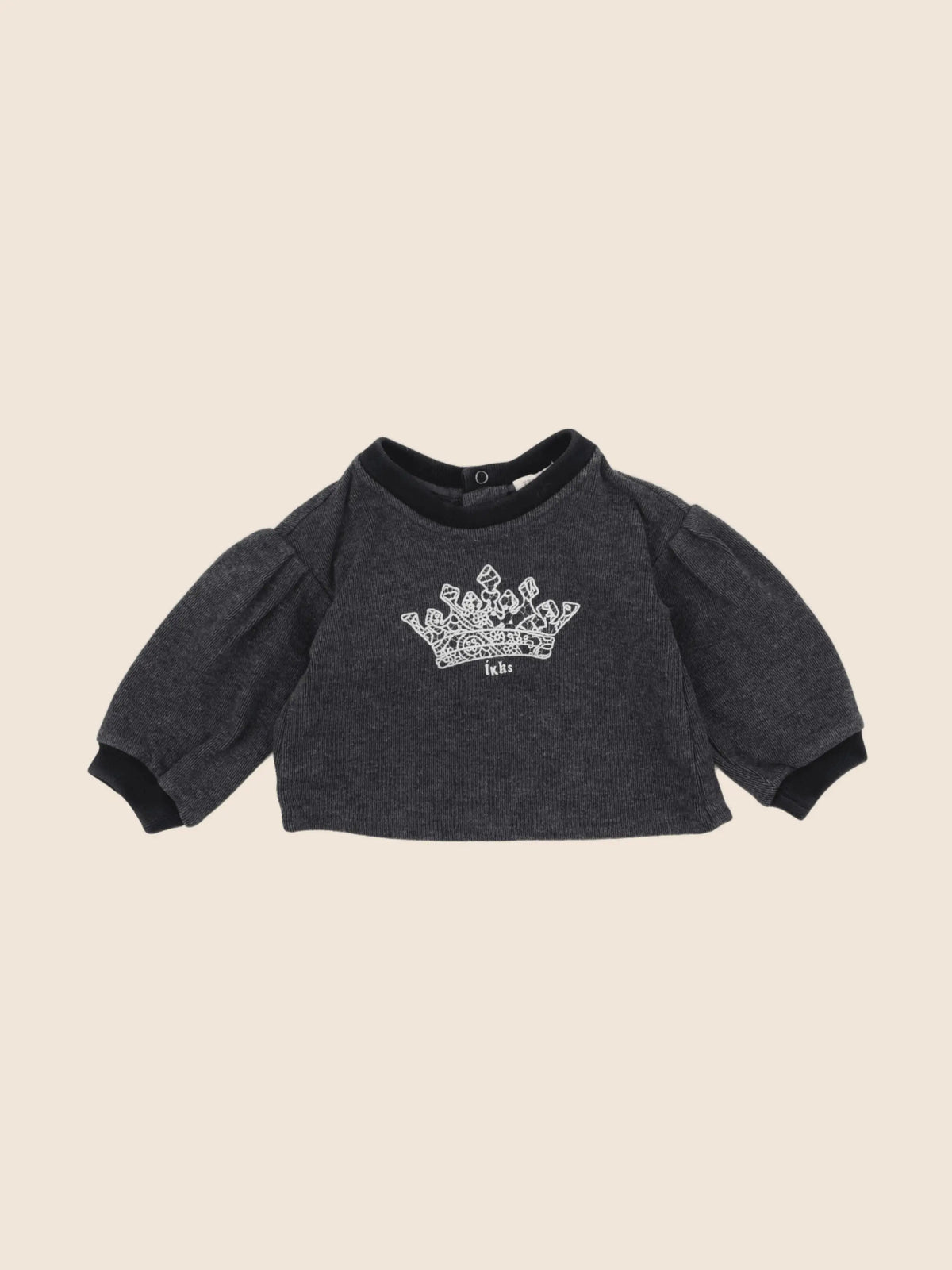 IKKS - sweat noir - 12 mois