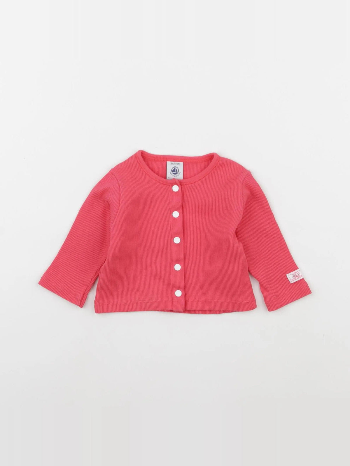 Petit Bateau - tee-shirt rose - 3 mois