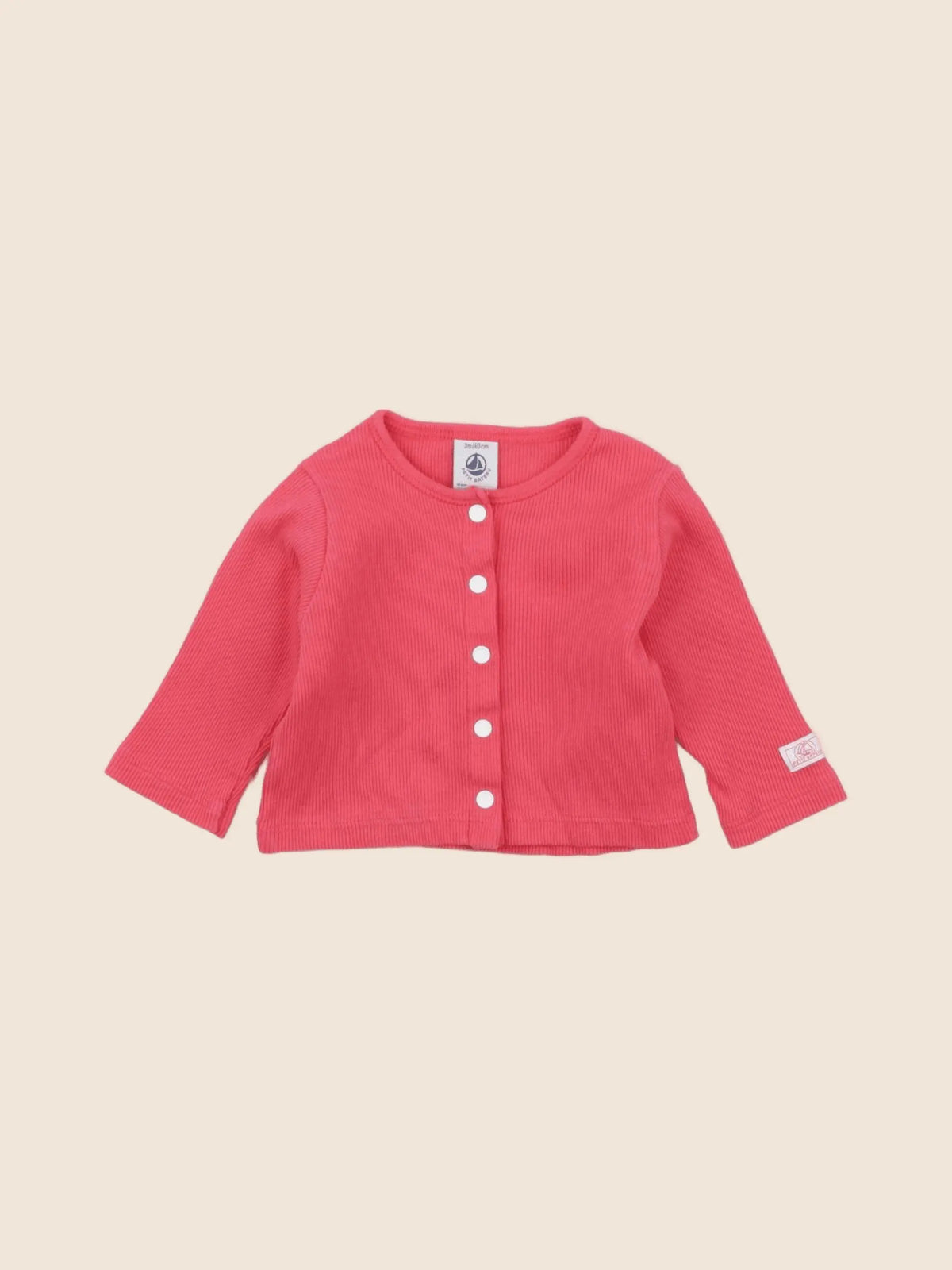 Petit Bateau - tee-shirt rose - 3 mois