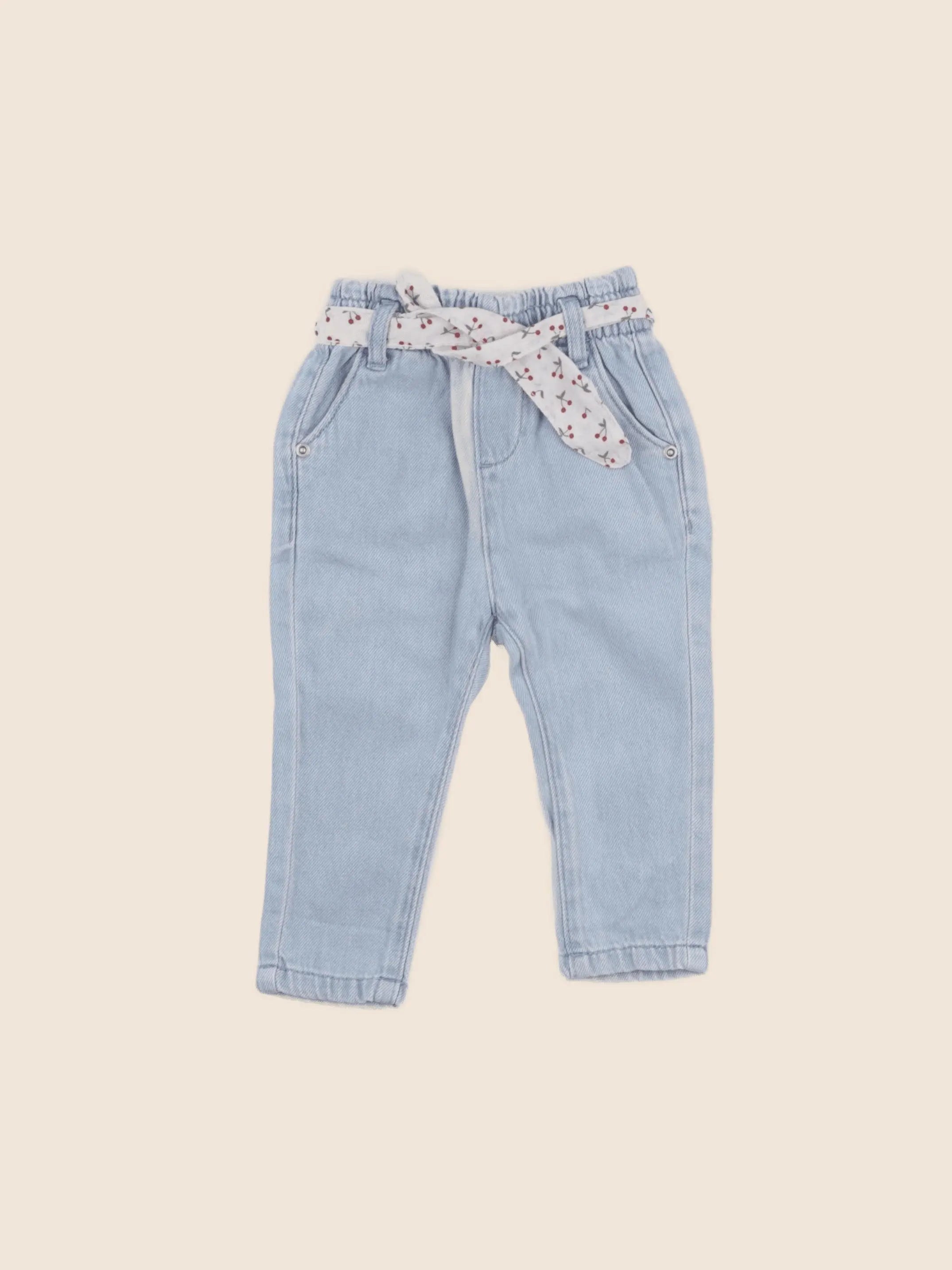 Vertbaudet - jean bleu - 6 mois