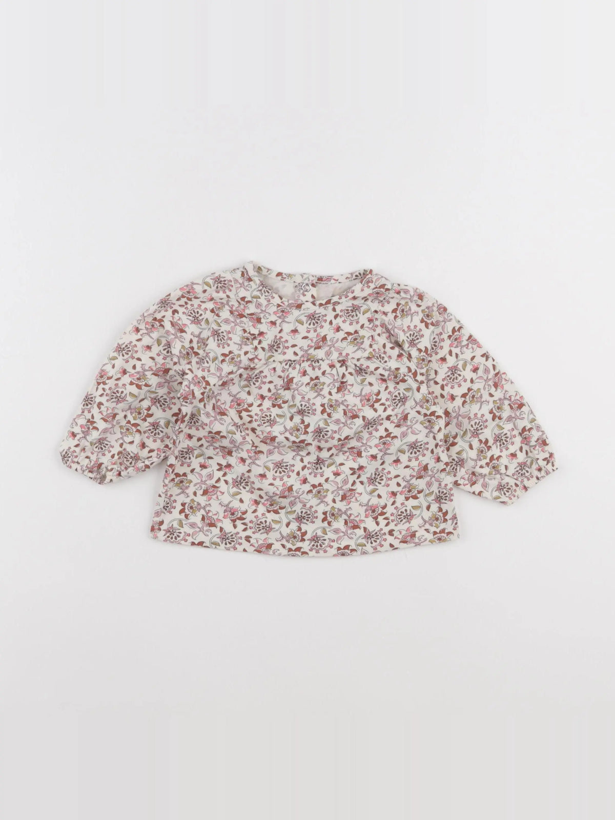 Vertbaudet - tee-shirt multicolore - 6 mois