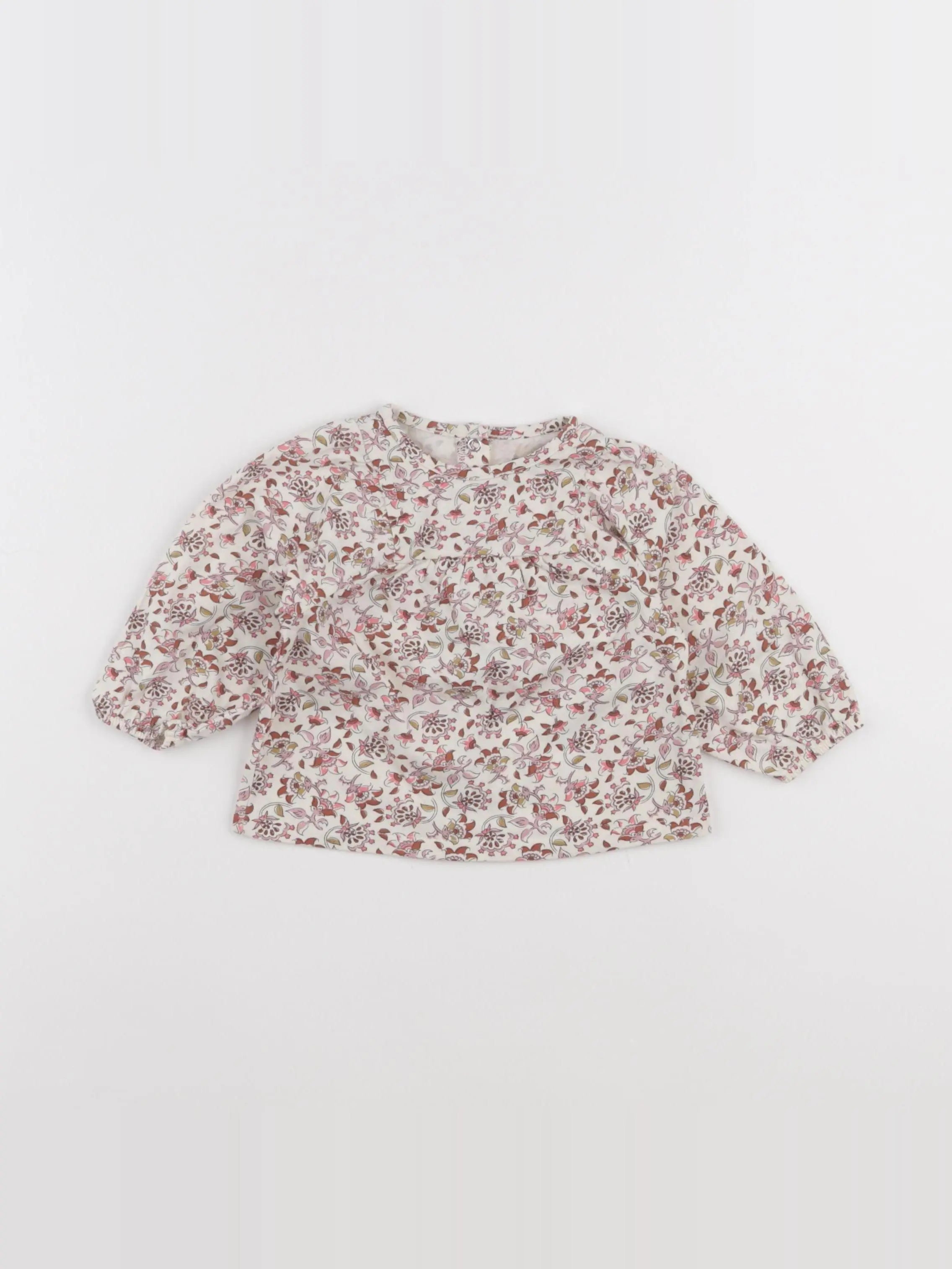 Vertbaudet - tee-shirt multicolore - 6 mois